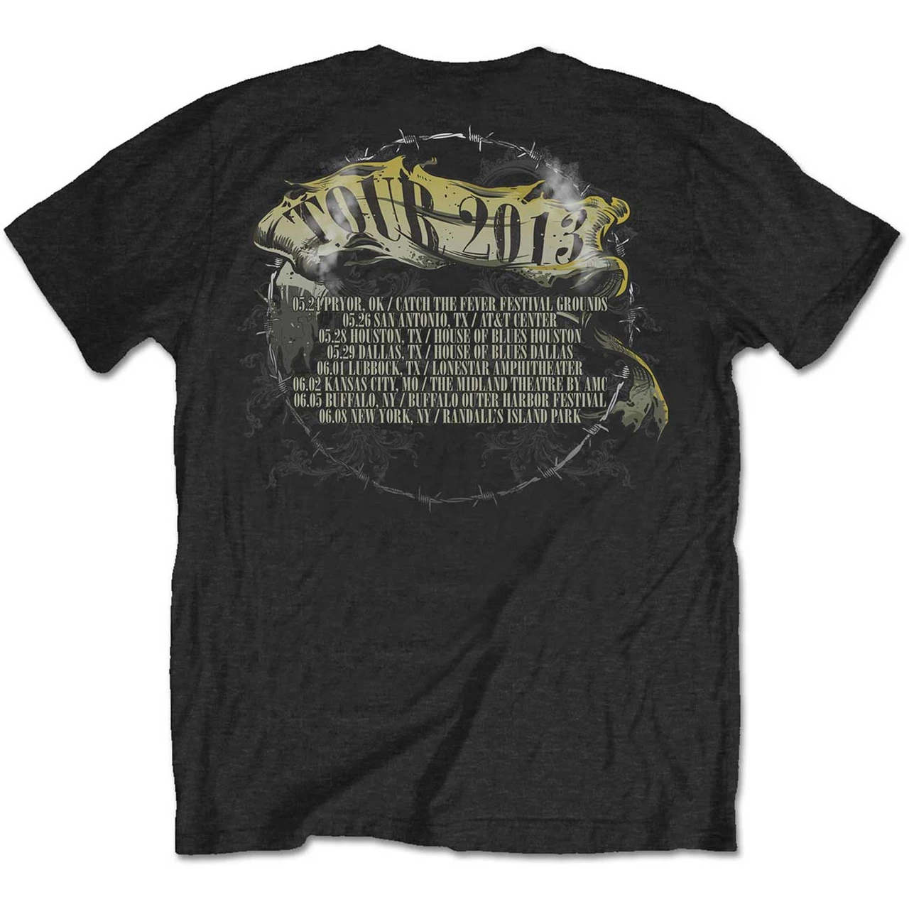 Guns N' Roses 'Trashy Skull' (Black) T-Shirt