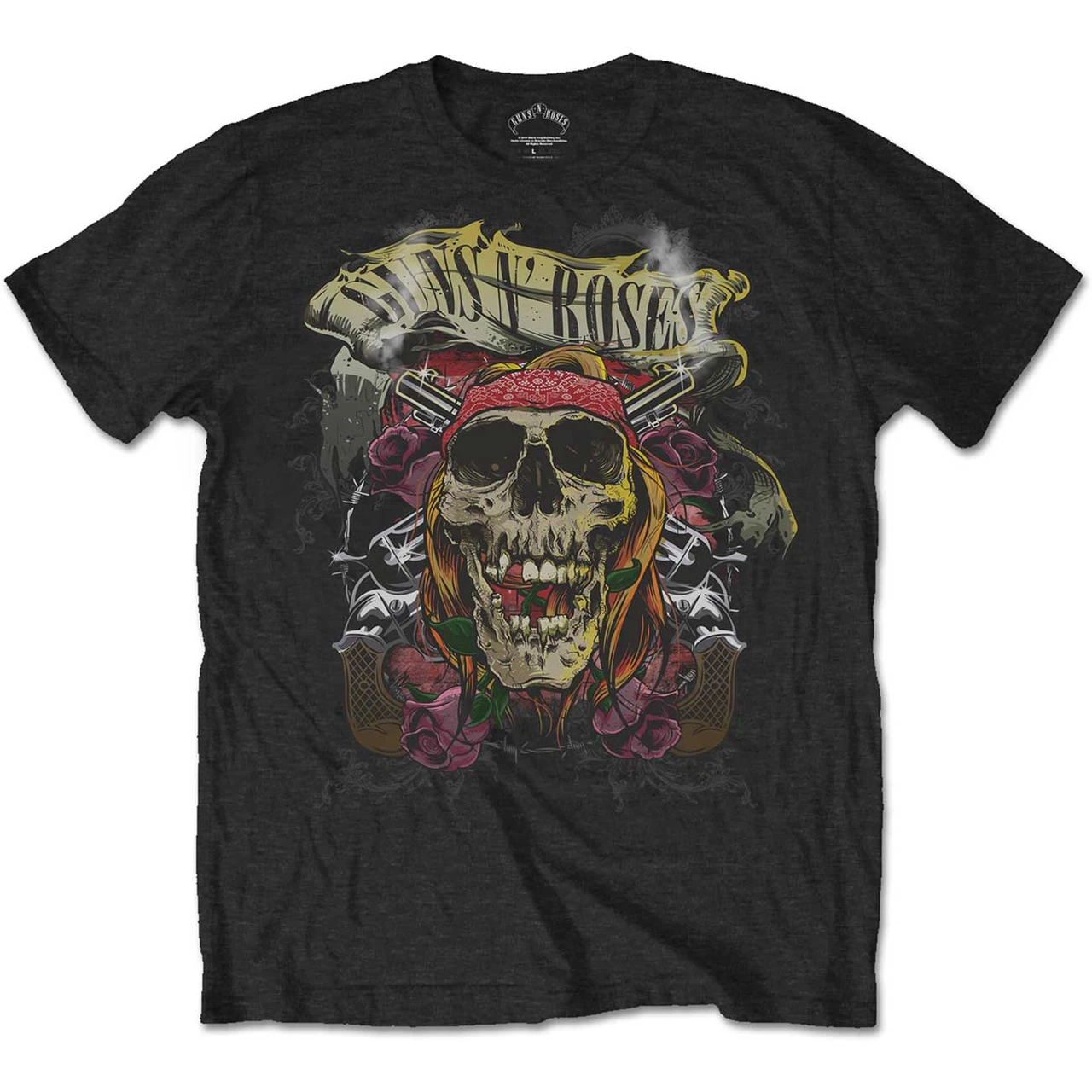Guns N' Roses 'Trashy Skull' (Black) T-Shirt