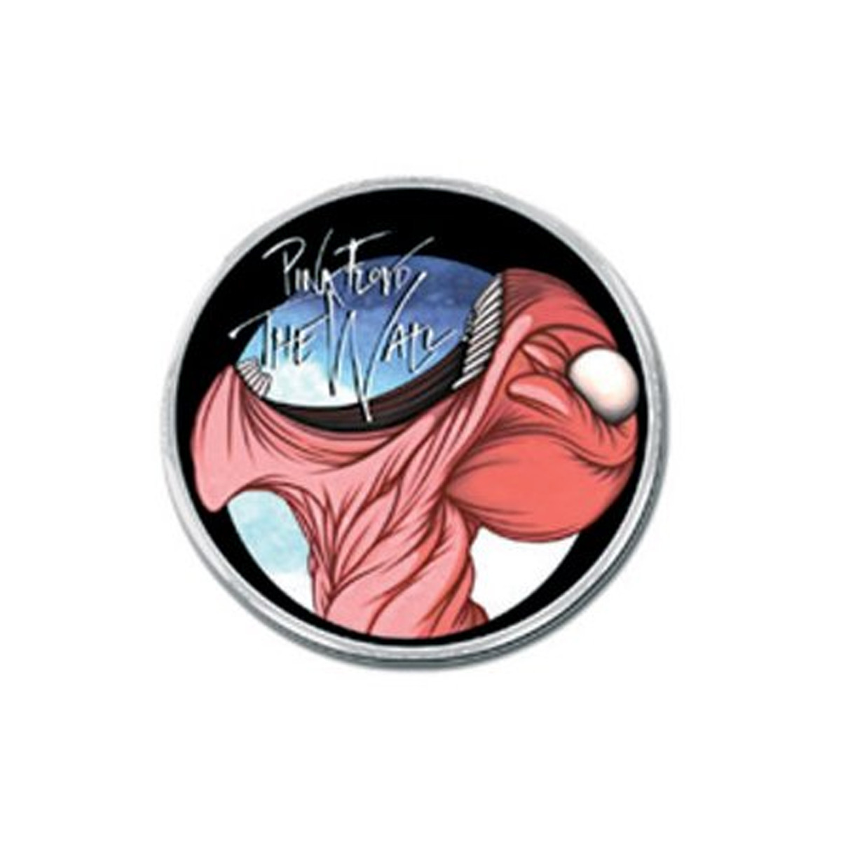 Pink Floyd 'The Wall Eat Head Logo' Pin Badge