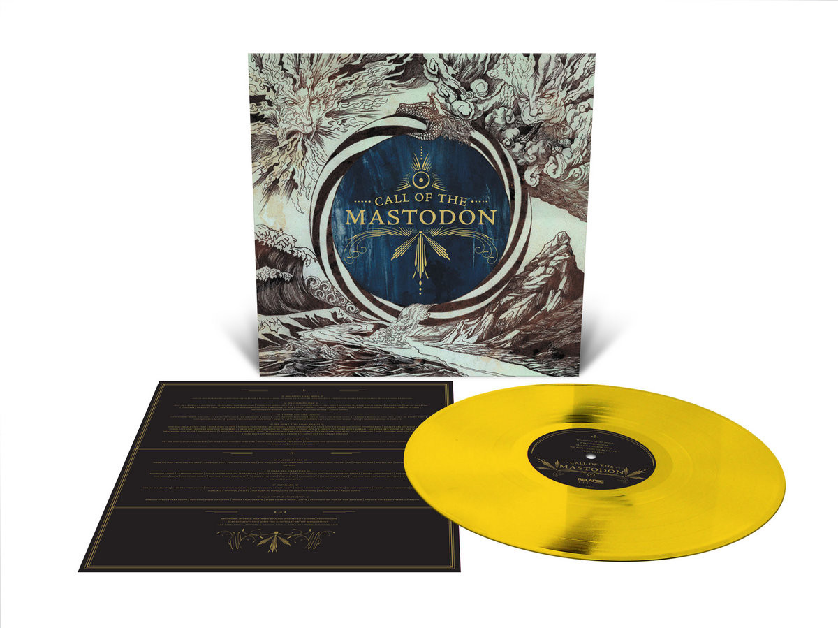 Mastodon 'Call of the Mastodon' LP Opaque Yellow Vinyl