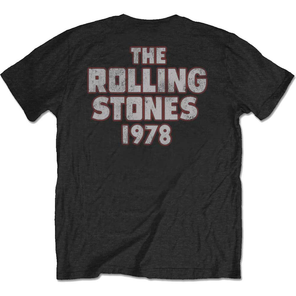 The Rolling Stones 'Dragon 78' (Black) T-Shirt Back