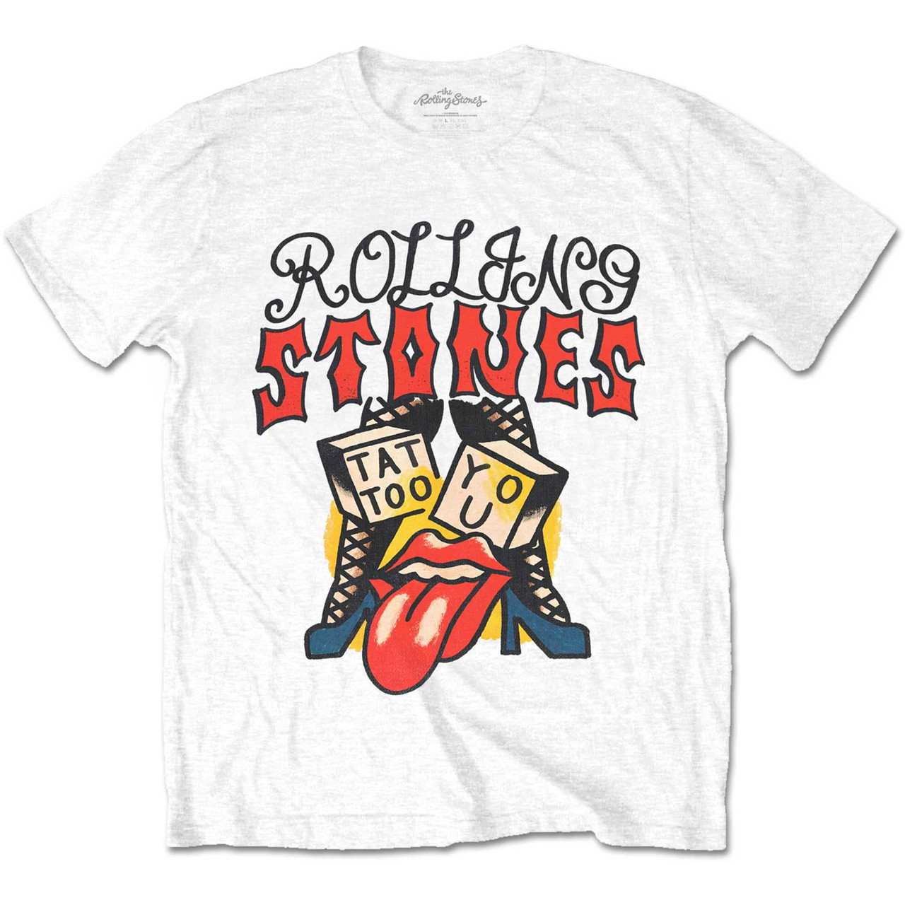 The Rolling Stones 'Tattoo You II' (White) T-Shirt | Eyesore Merch