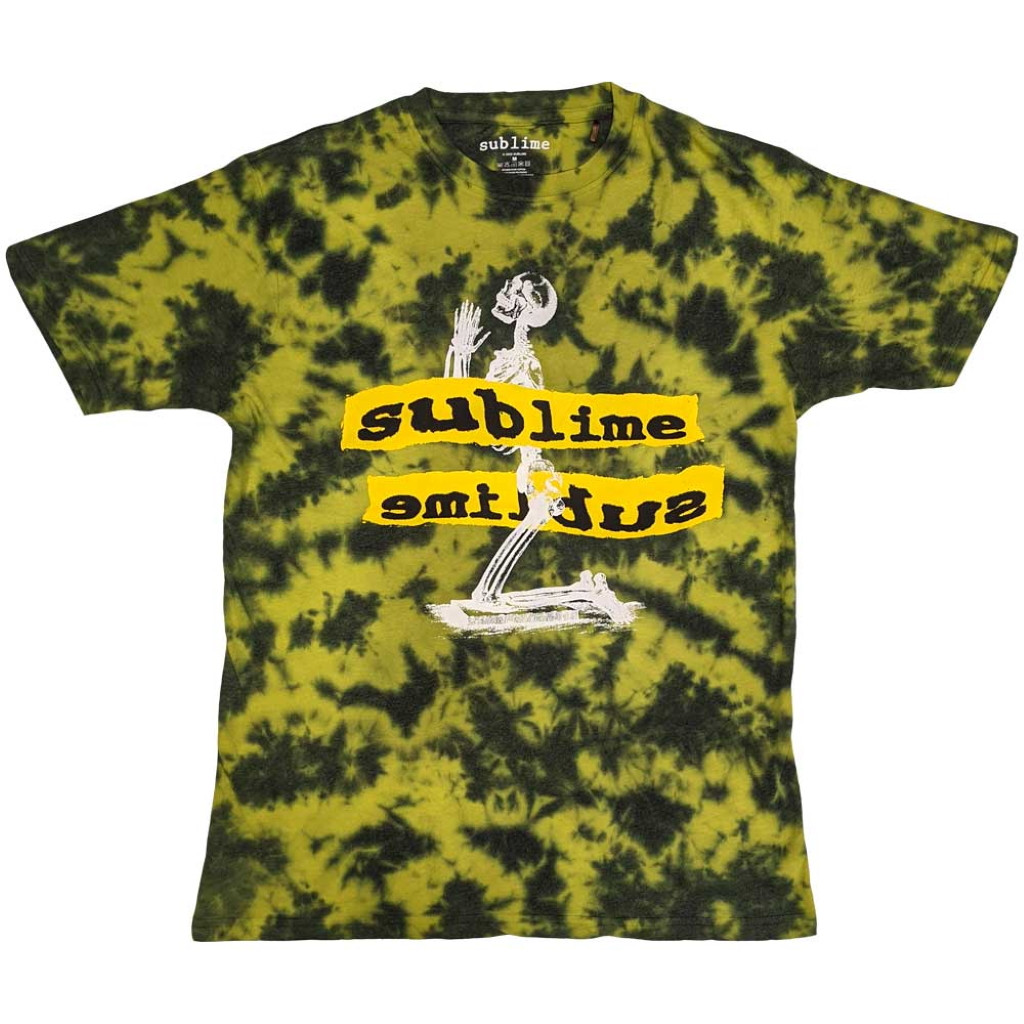 Sublime 'Praying Skeleton' (Dip-Dye) T-Shirt