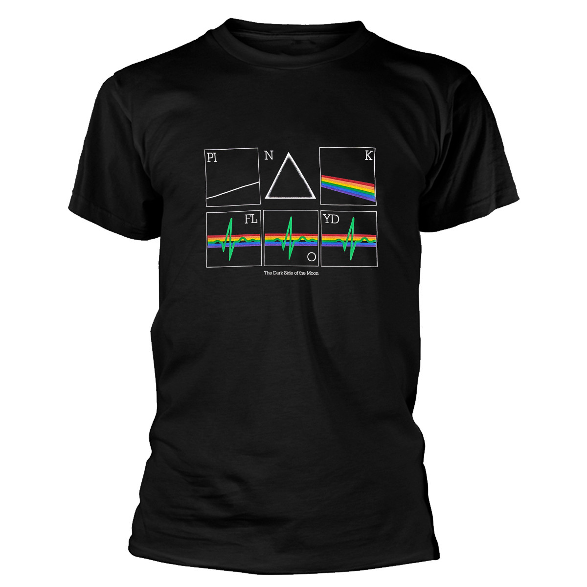 Pink Floyd 'Prism Heart Beat' (Black) T-Shirt