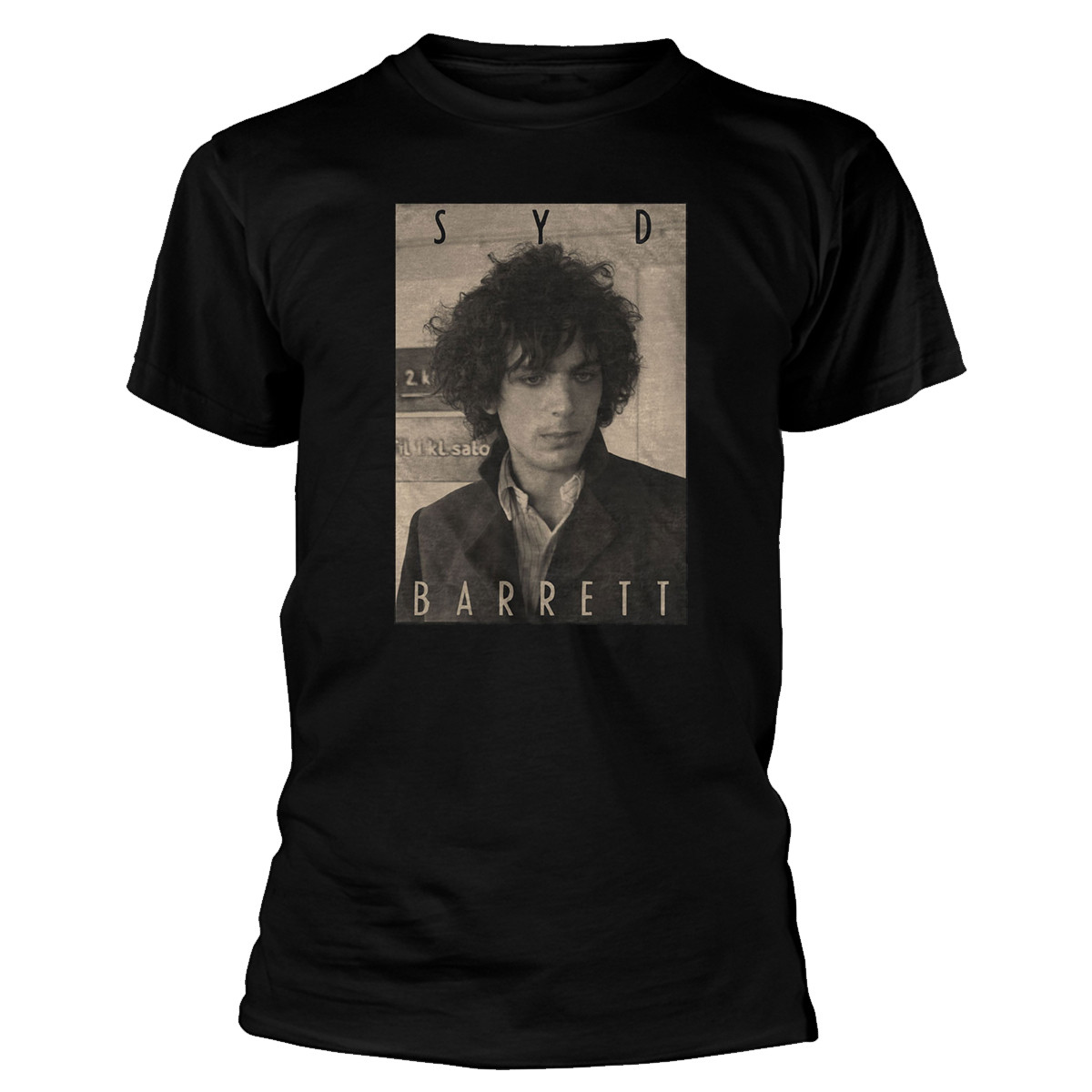 Syd Barrett 'Sepia' (Black) T-Shirt