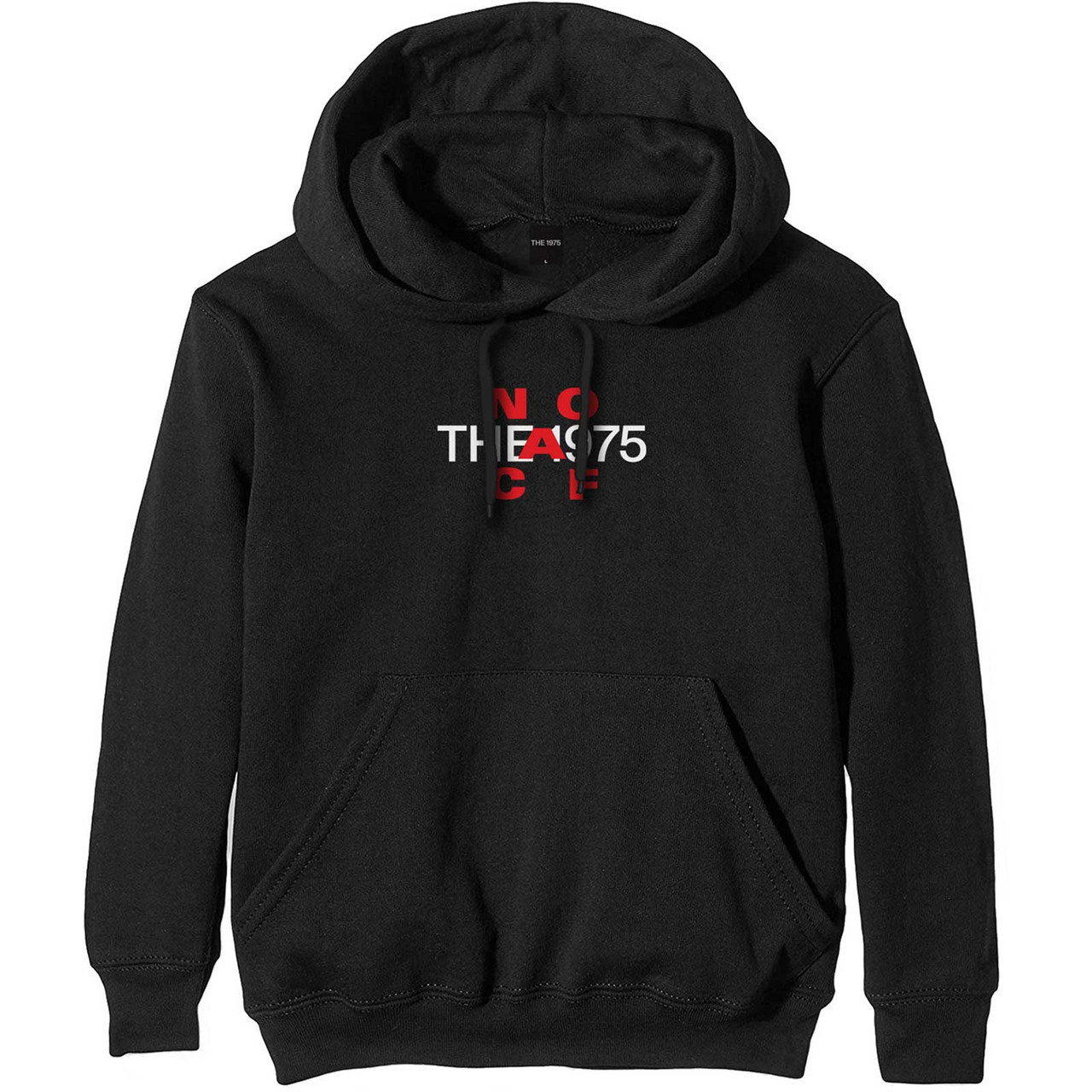 The 1975 'NOACF' (Black) Pull Over Hoodie