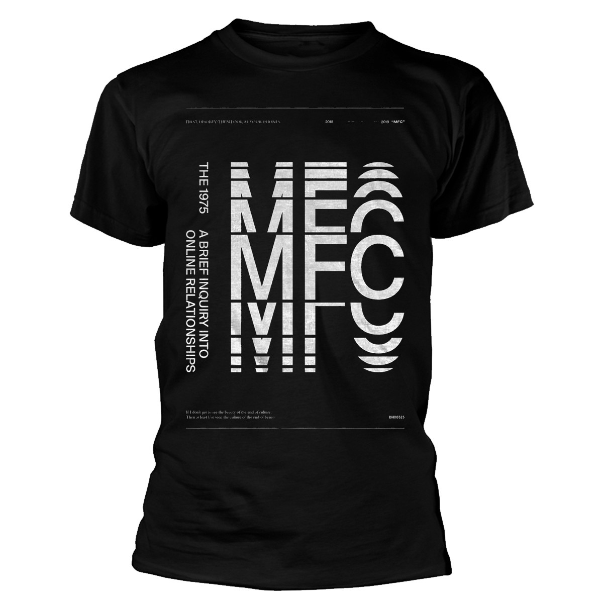 The 1975 'ABIIOR MFC' (Black) T-Shirt