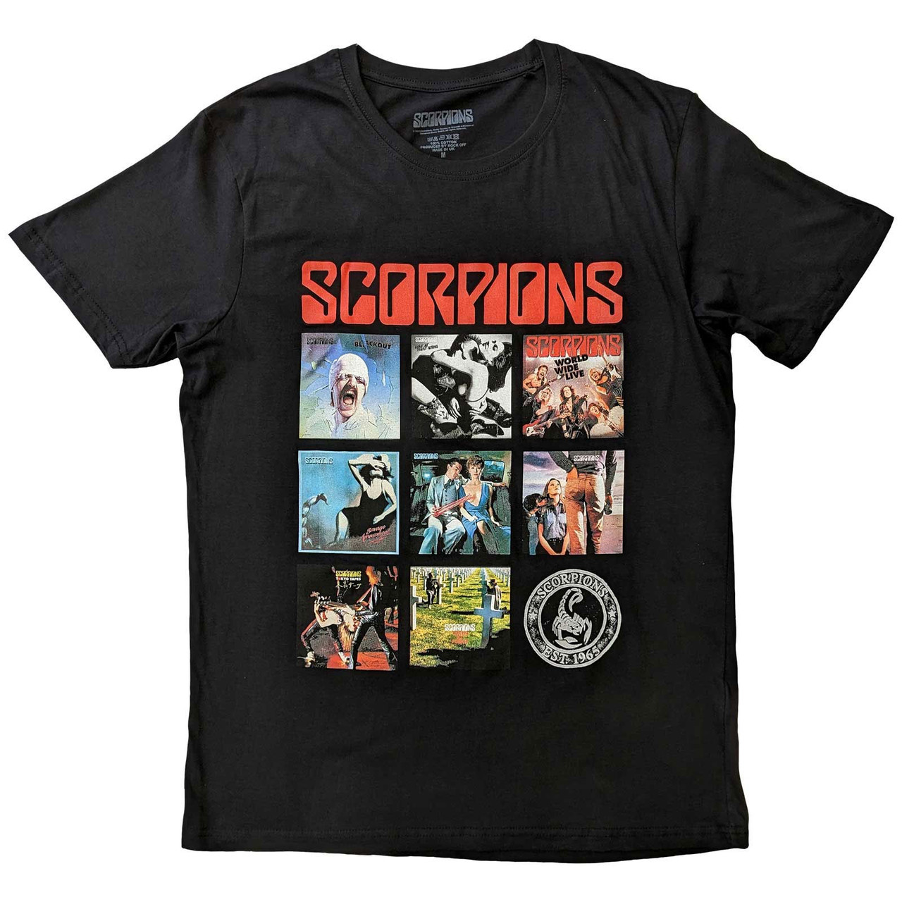 Scorpions 'Remastered' (Black) T-Shirt