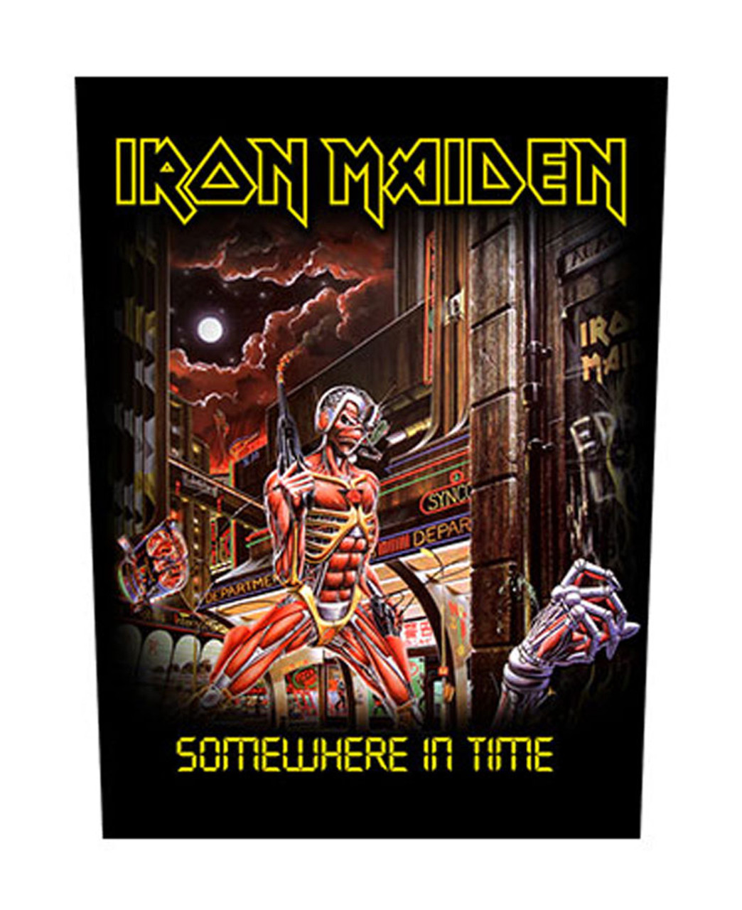 Iron Maiden 'Somewhere In Time' Back Patch | Eyesore Merch