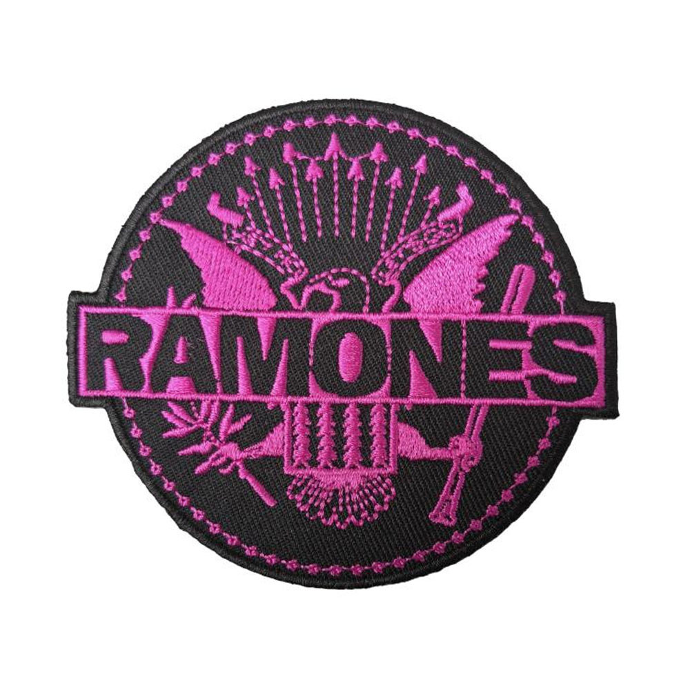 Ramones 'Pink Seal' (Iron On) Patch