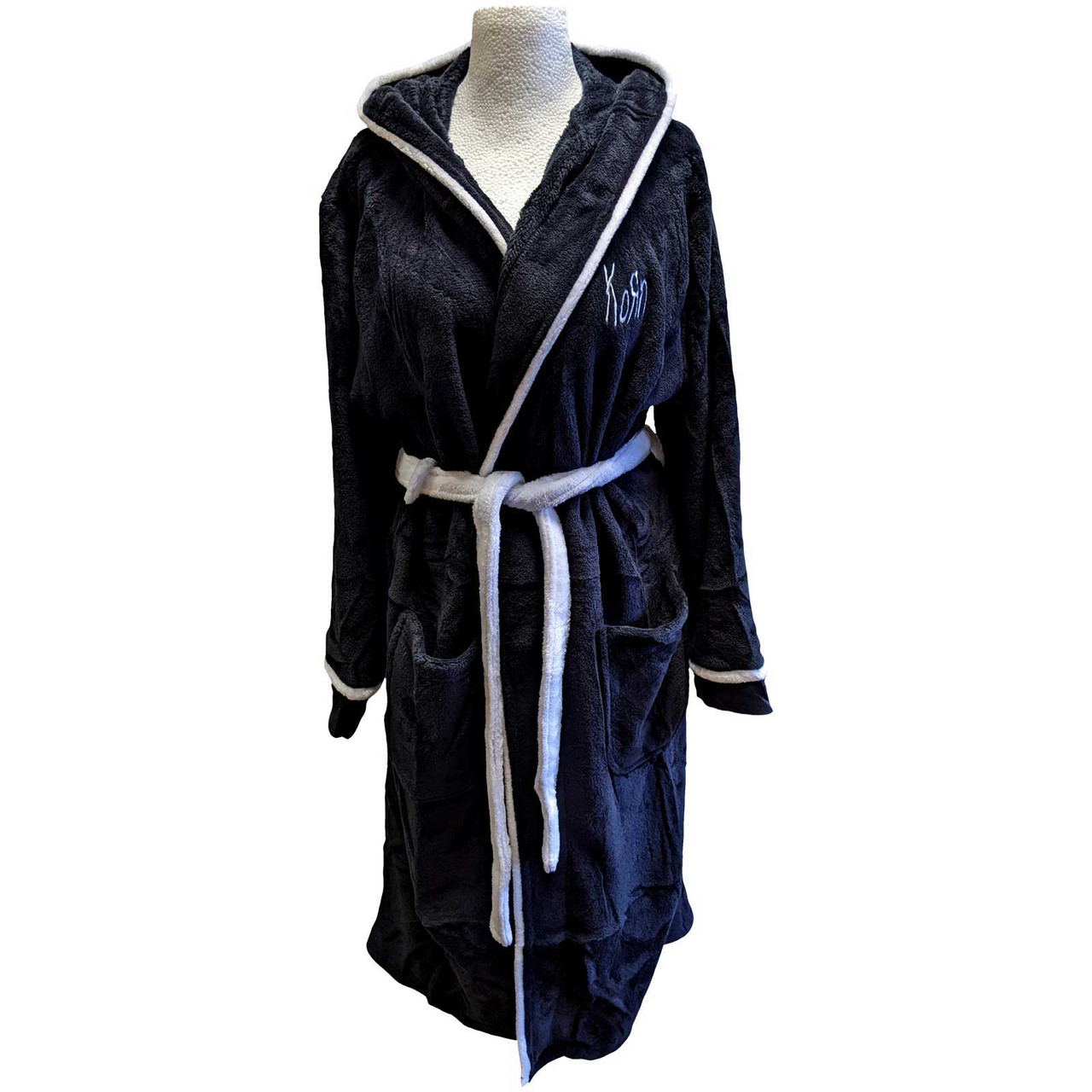 Korn 'Logo' (Black) Bathrobe