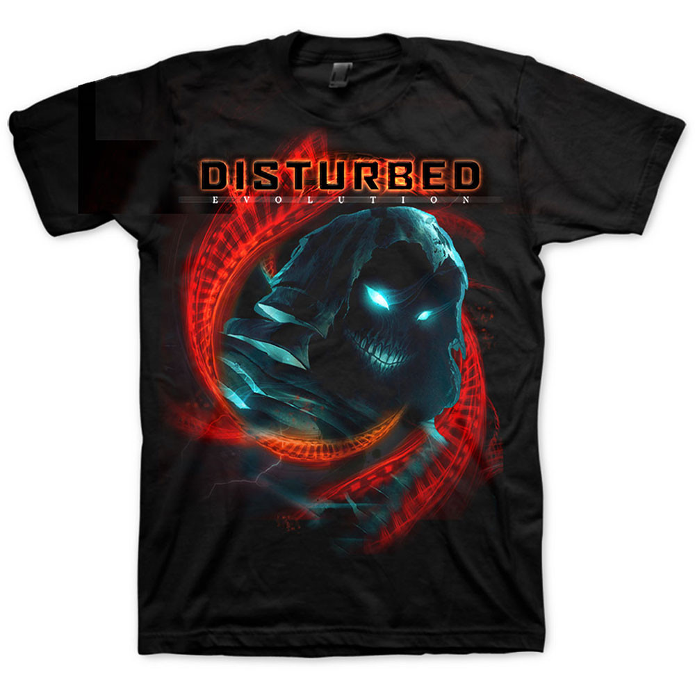 Disturbed 'DNA Swirl' (Black) T-Shirt