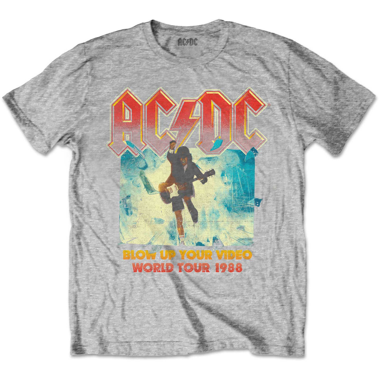 AC/DC 'Blow Up Your Video' (Grey) Kids T-Shirt
