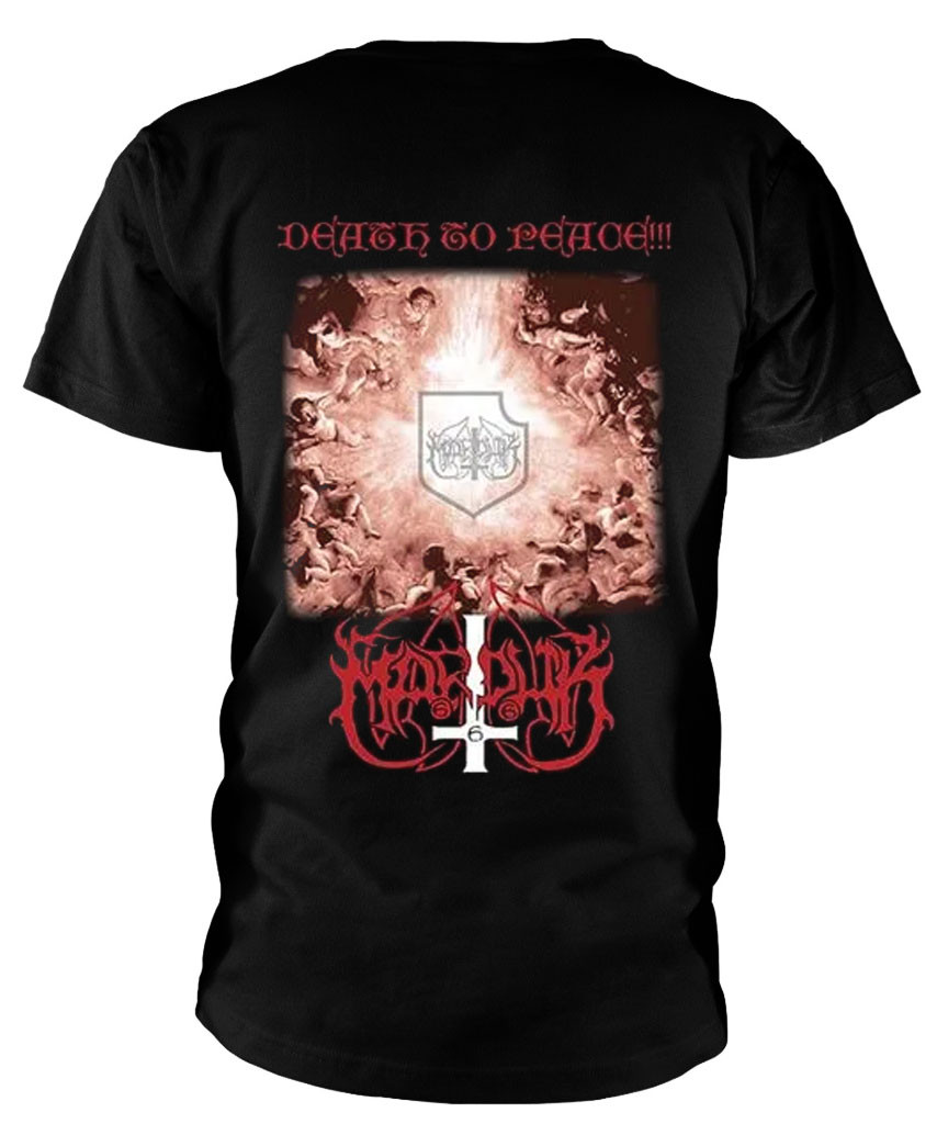 Marduk 'Heaven Shall Burn' (Black) T-Shirt Back