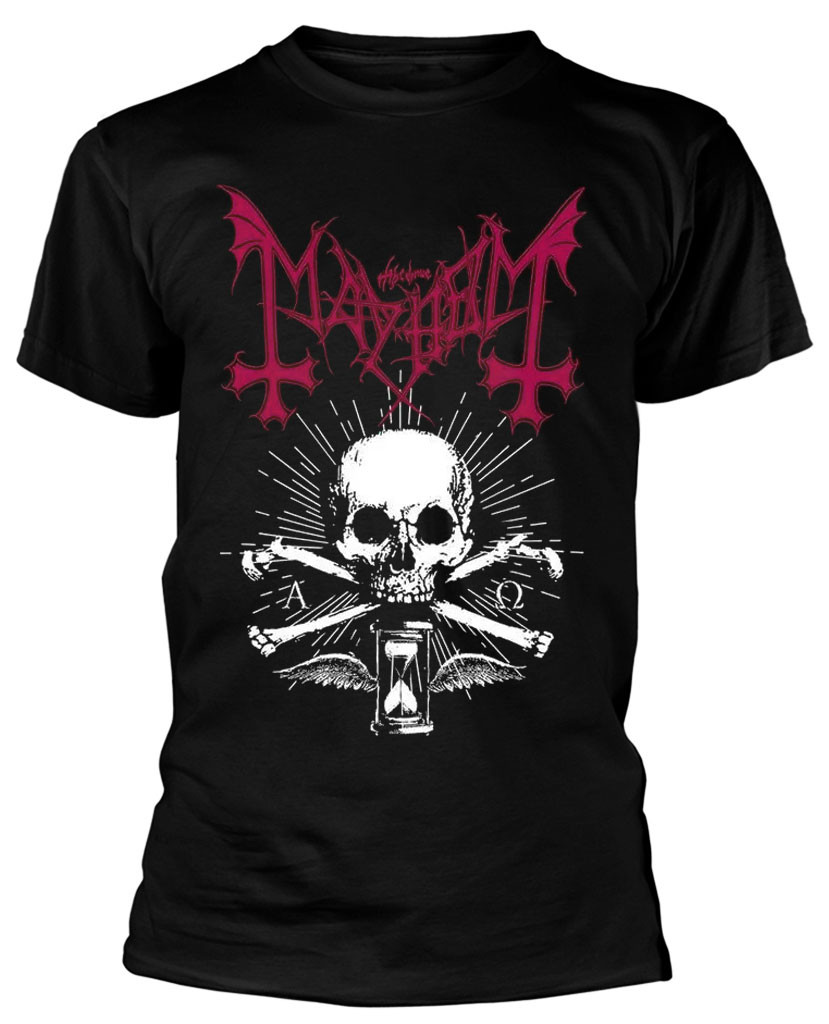 Mayhem 'Alpha Omega Daemon' (Black) T-Shirt Front