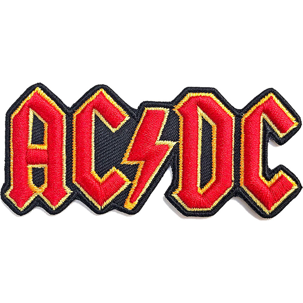 AC/DC 'Cut Out 3D Logo' (Iron On) Patch | Eyesore Merch
