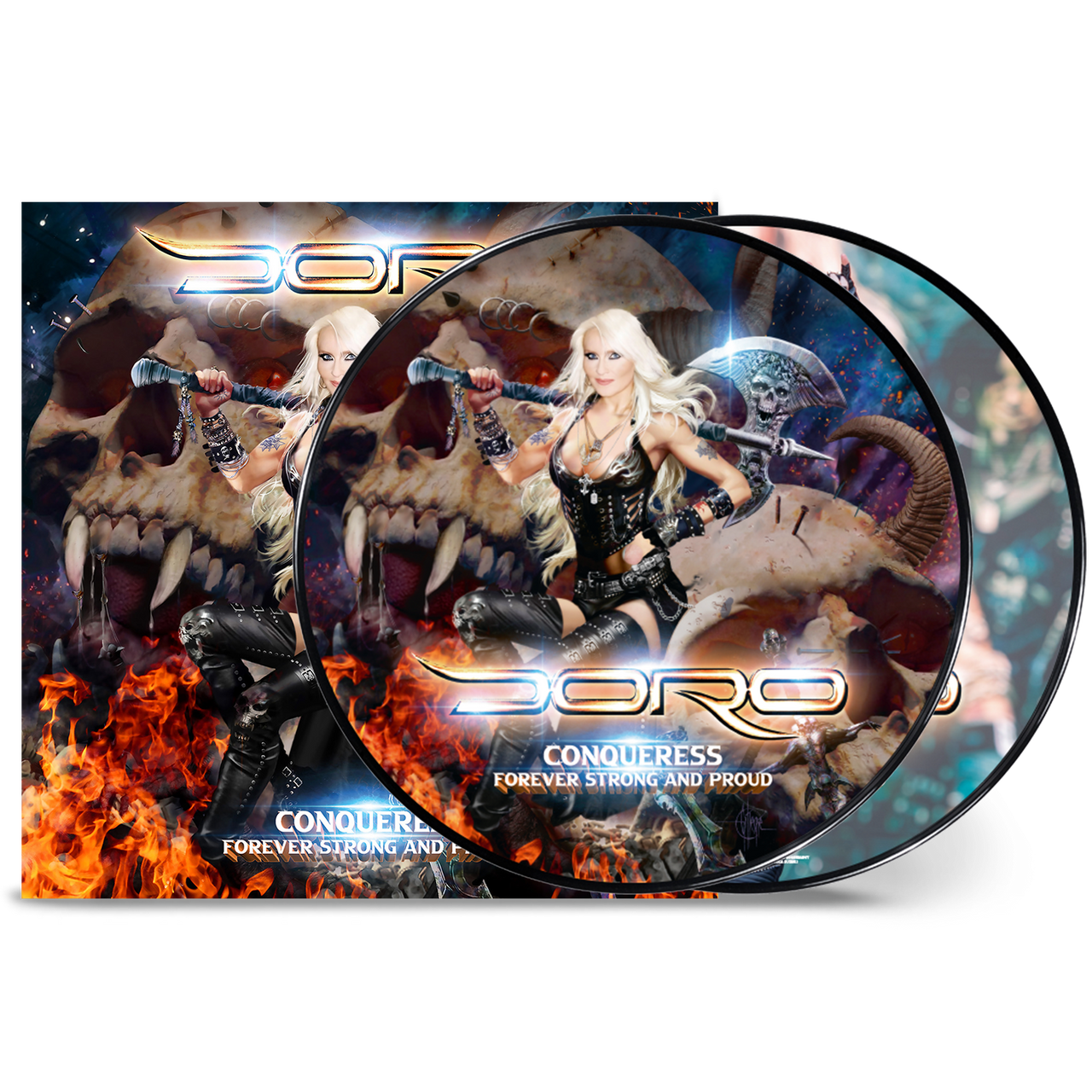 Doro 'Conqueress - Forever Strong And Proud' - 2LP Picture Disc w/ EYESORE EXCLUSIVE PHOTO CARD