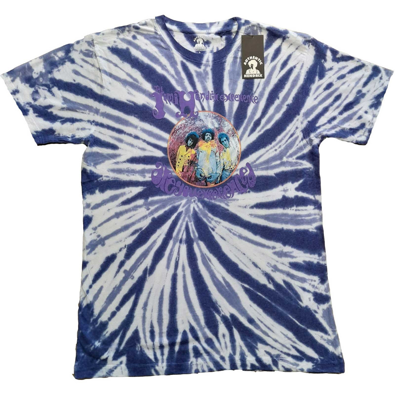 tie dye jimi hendrix t shirt