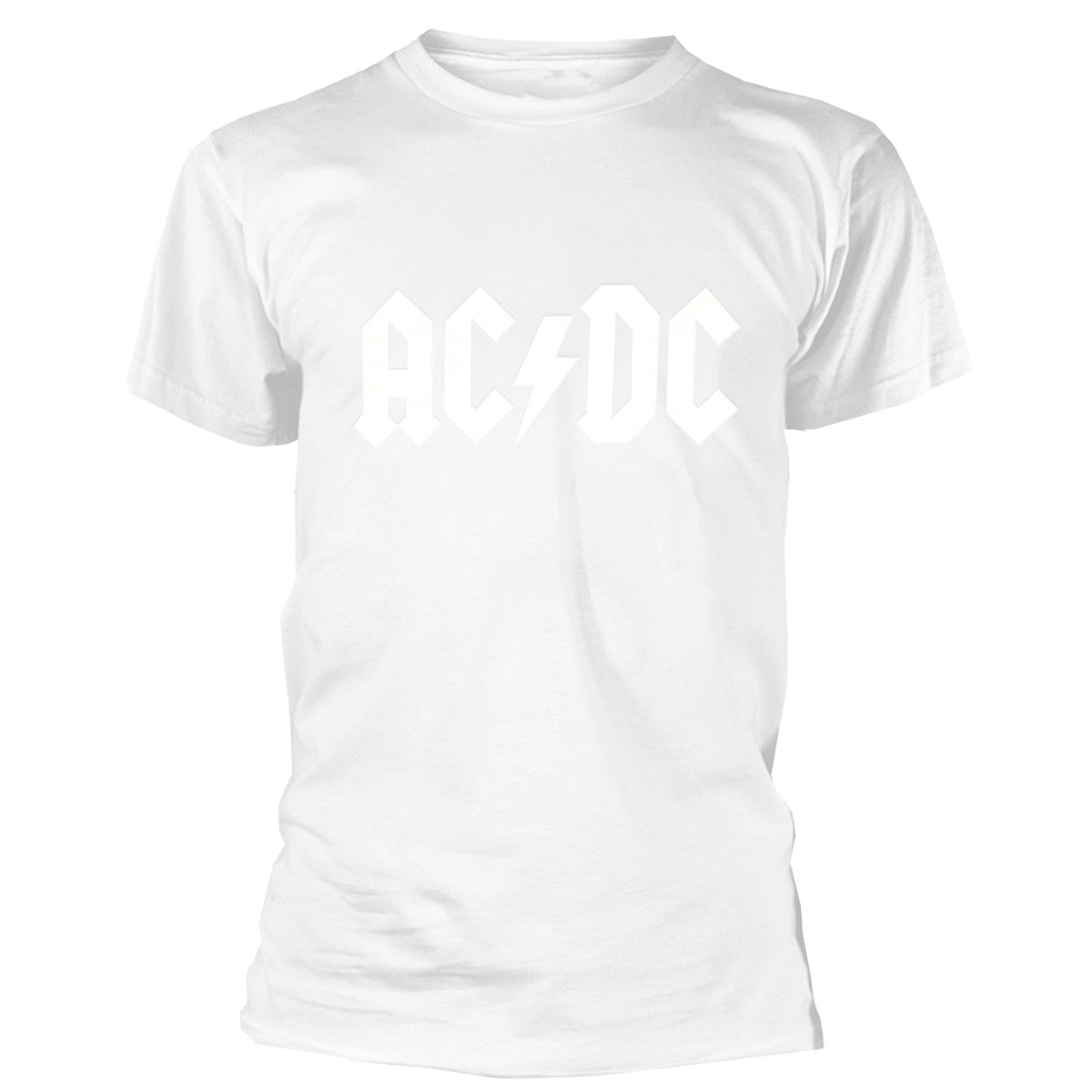 AC/DC 'Logo' (White) Hi-Build T-Shirt | Eyesore Merch