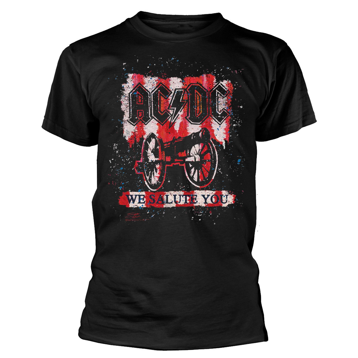 AC/DC 'We Salute You Bold' (Black) T-Shirt