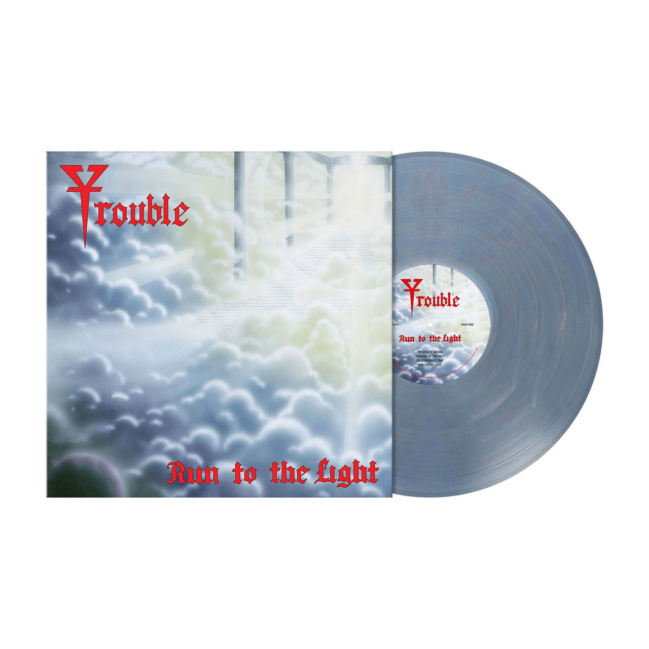 Trouble 'Run To The Light' LP Transparent Reddish Blue Marbled Vinyl