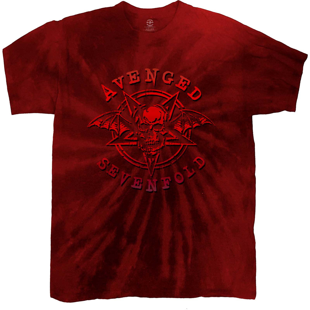 Avenged Sevenfold 'Pent Up' (Dip-Dye) T-Shirt