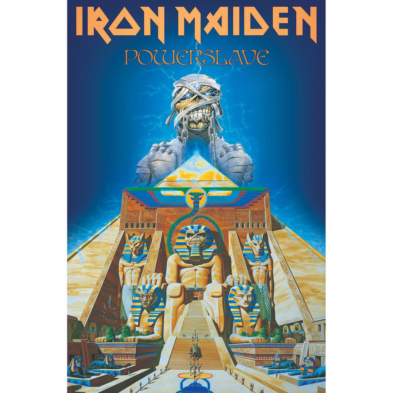Iron Maiden 'Powerslave' Textile Poster | Eyesore Merch