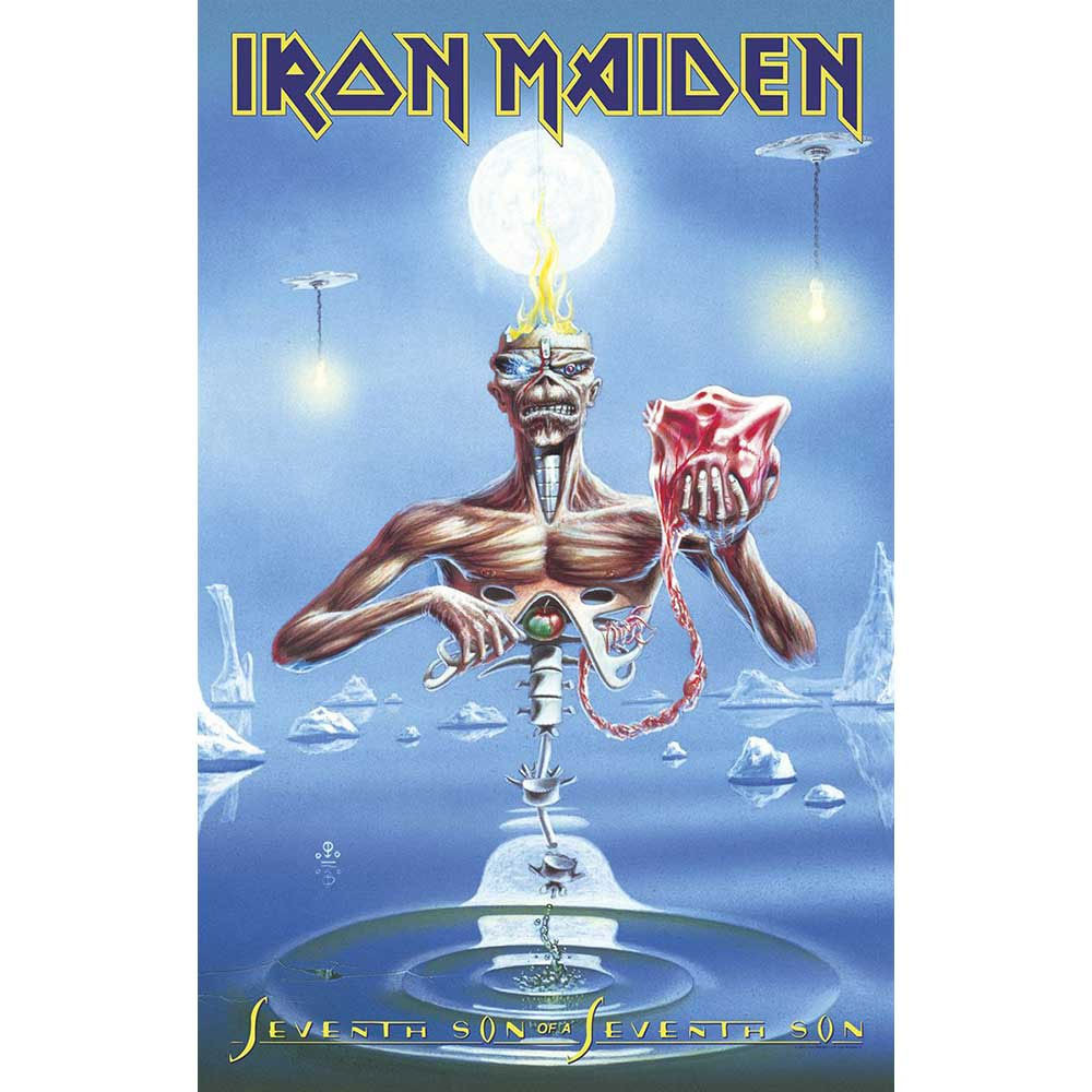 Iron Maiden 'Seventh Son' Textile Poster | Eyesore Merch