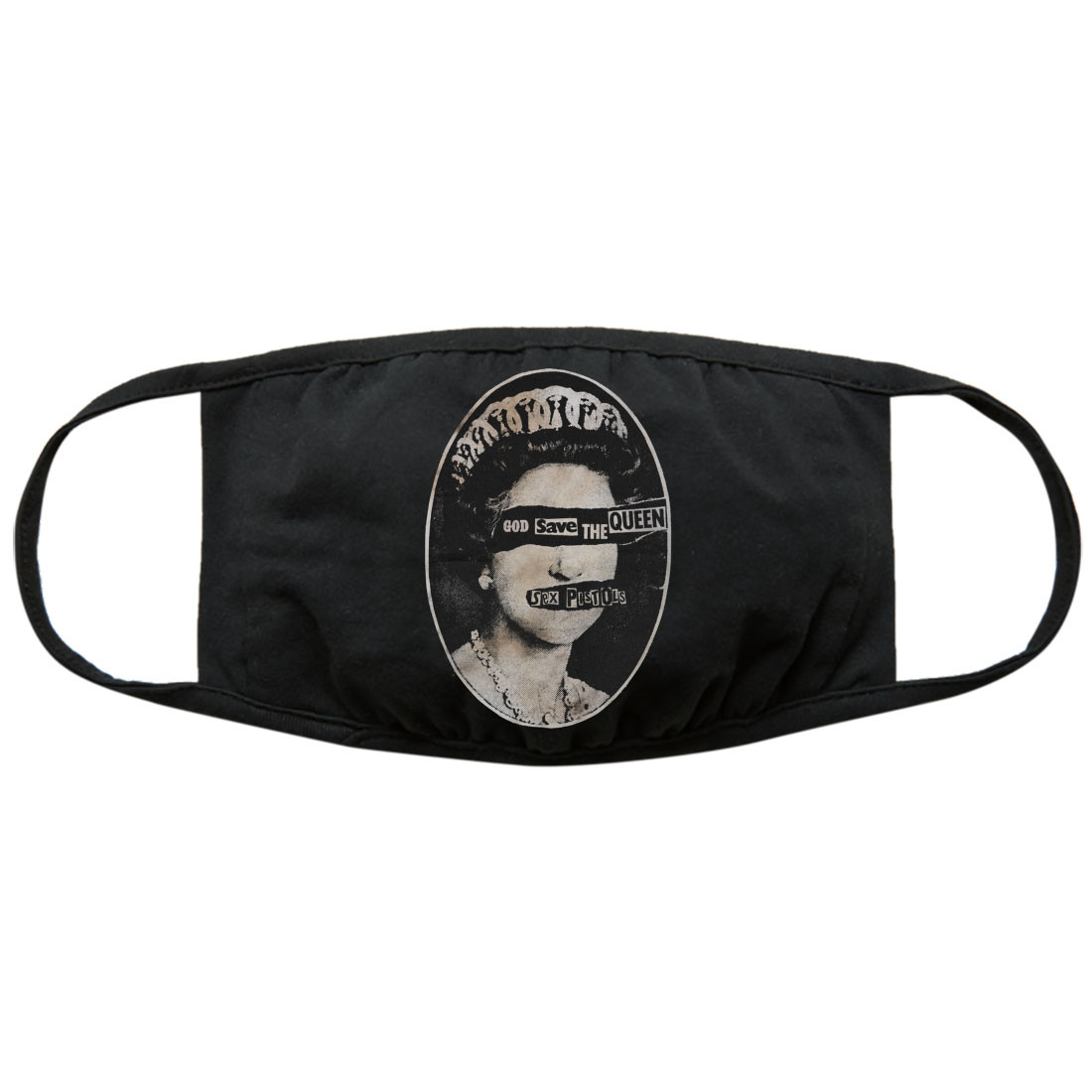 Sex Pistols 'God Save The Queen' (Black) Face Mask