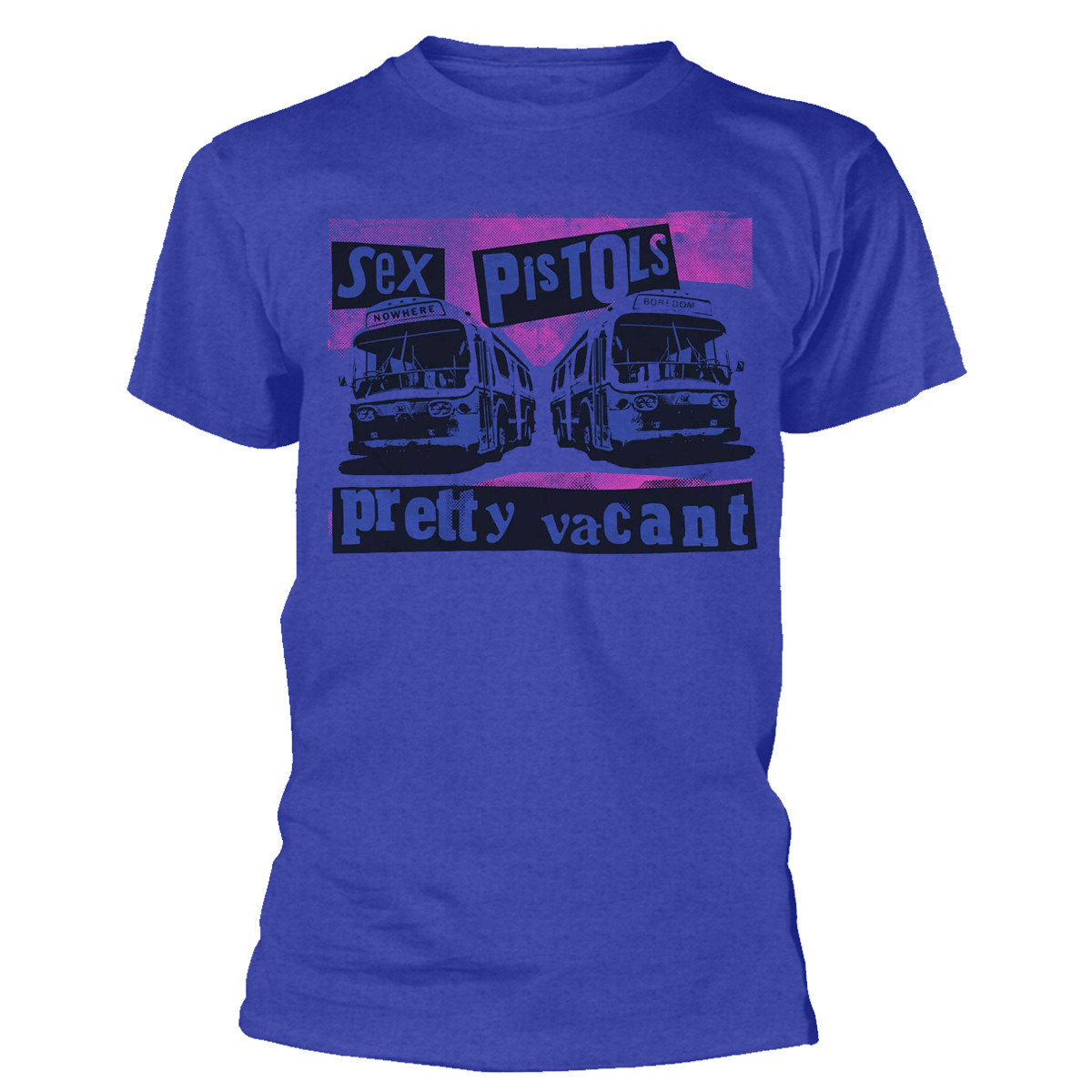 Sex Pistols 'Pretty Vacant Coaches' (Blue) T-Shirt Ã‚Â¦ Eyesore Merch