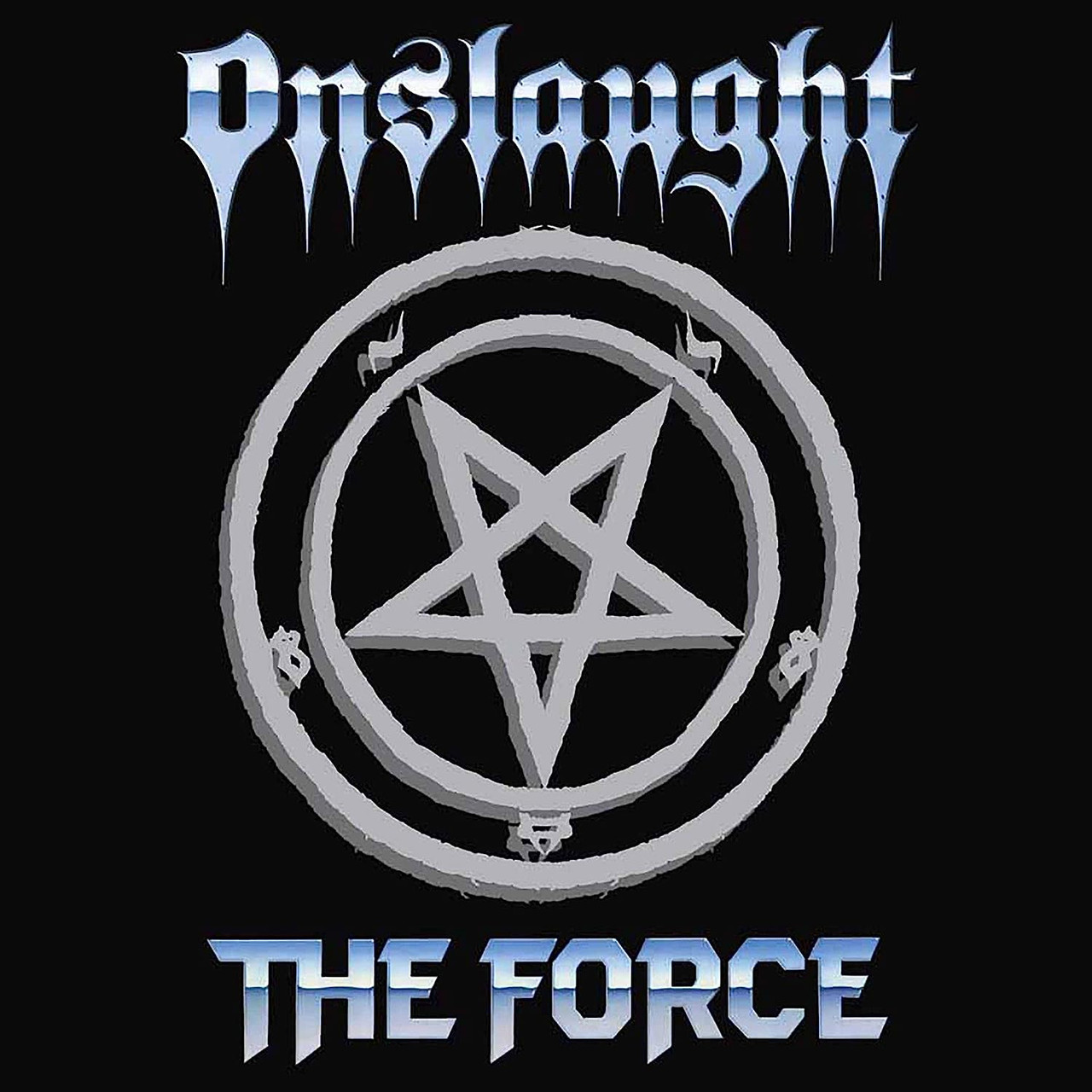 Onslaught 'The Force' 2LP White Blue Splatter Vinyl