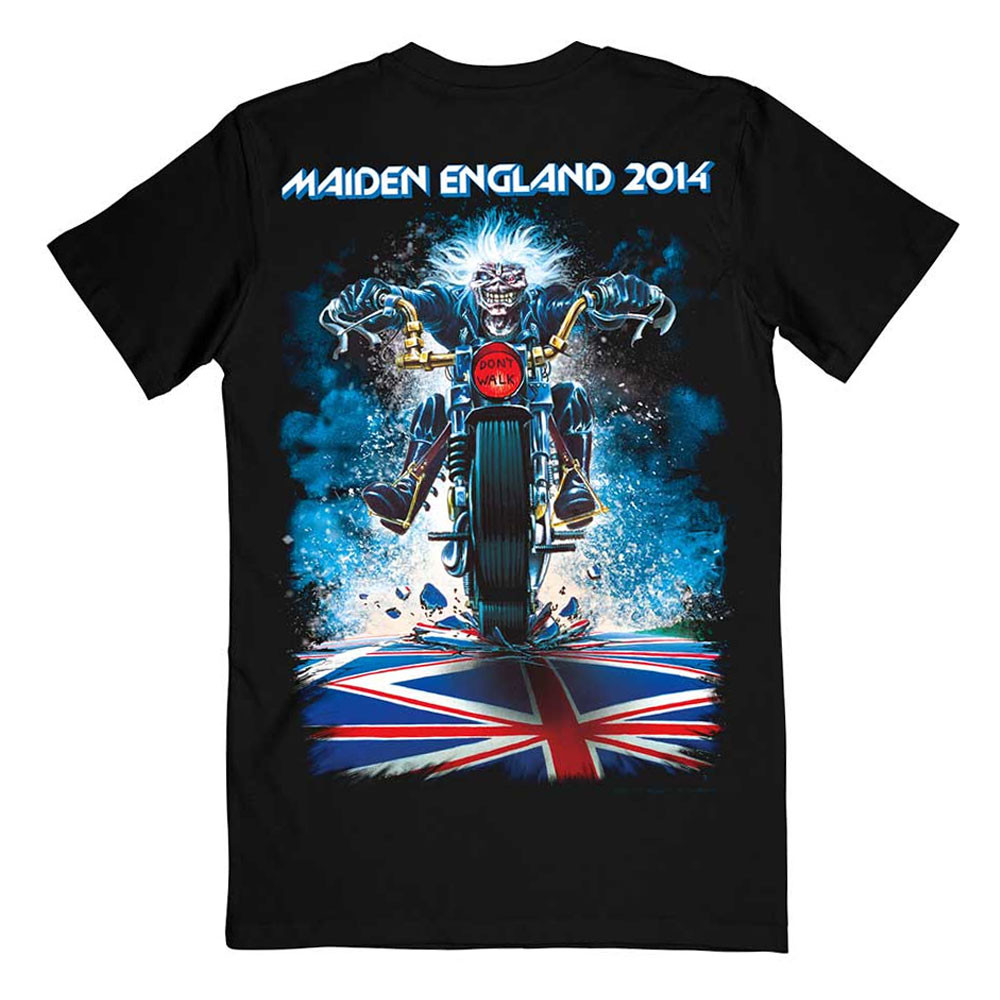 Iron Maiden 'Tour Trooper' (Black) T-Shirt Back