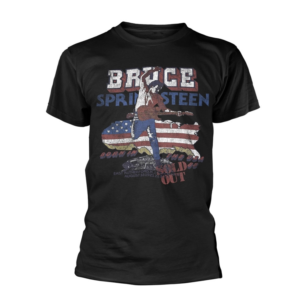 Bruce Springsteen Tシャツ 1985年 XL Bruce Springsteen 'Tour 84-85' (Black) T-Shirt Ã‚Â¦ Eyesore Merch