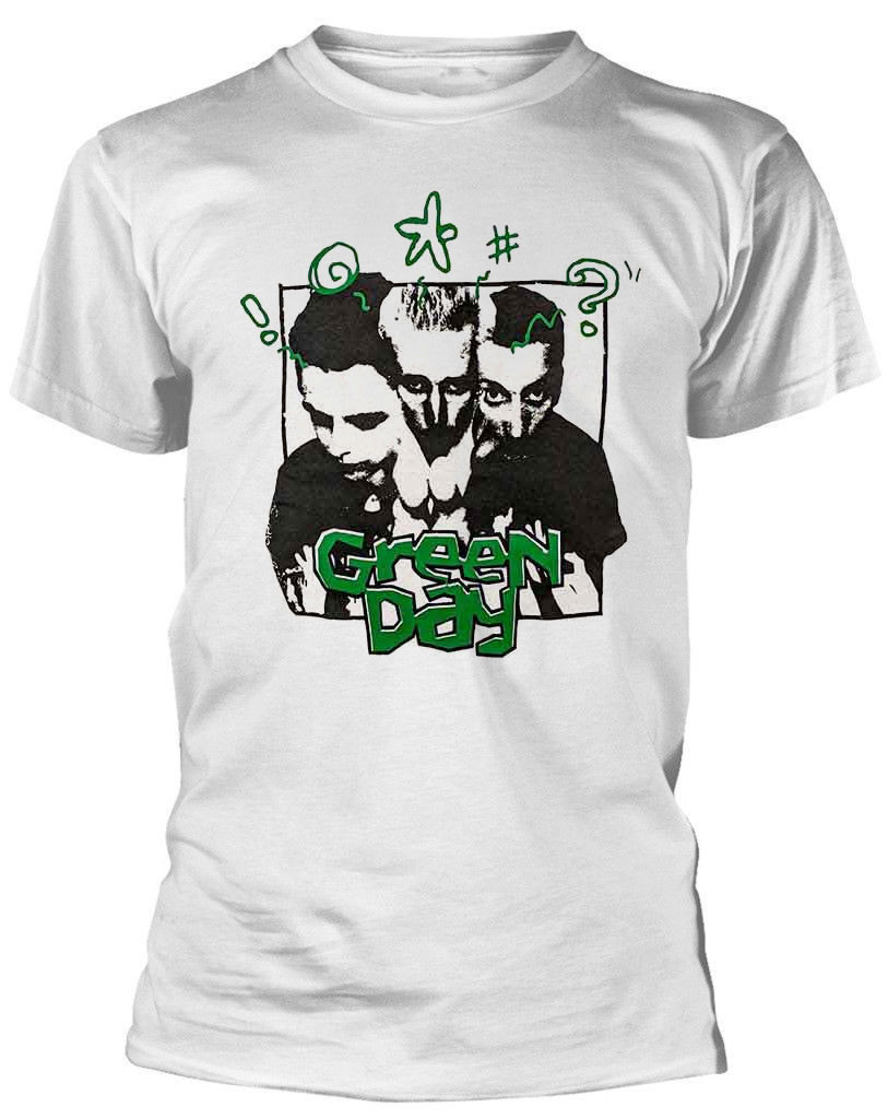 Green Day 'Good Riddance' (White) T-Shirt Front