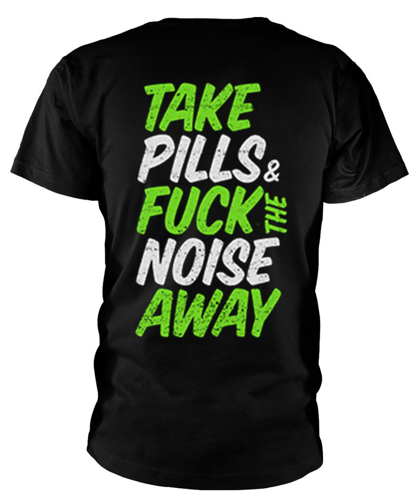 Green Day 'Kill The DJ' (Black) T-Shirt Back