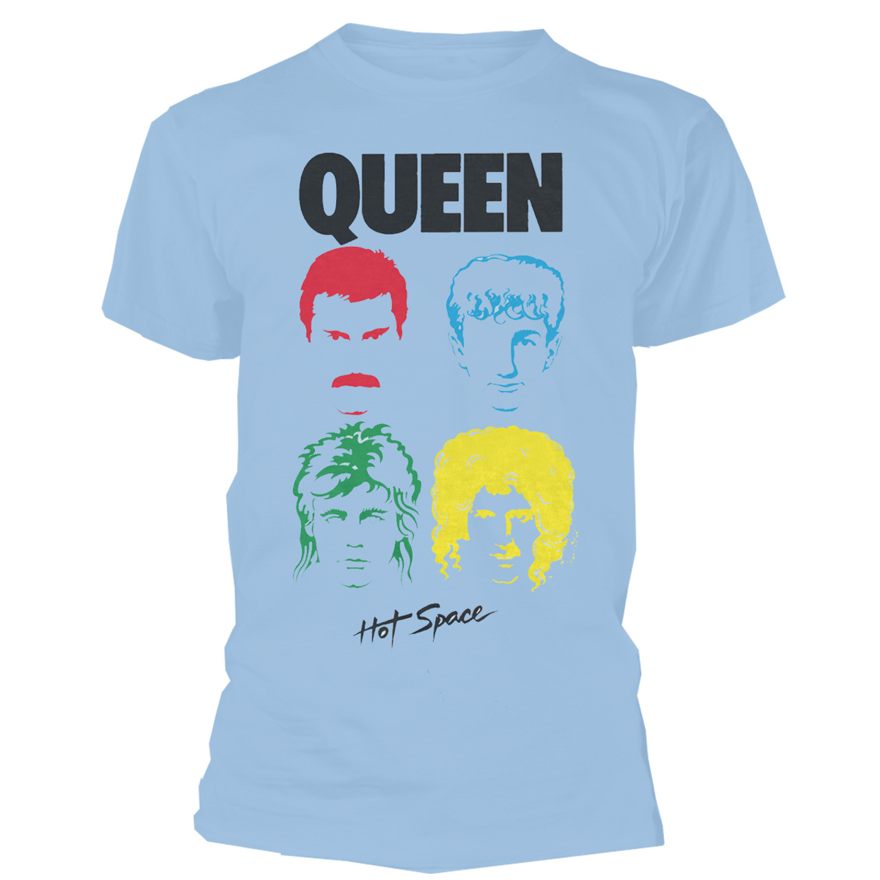 Queen 'Hot Space Album' (Light Blue) T-Shirt Ã‚Â¦ Eyesore Merch