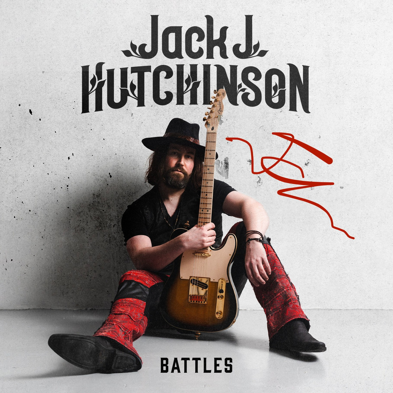 Jack J Hutchinson 'Battles' CD Digipack w/ SIGNED PHOTO CARD