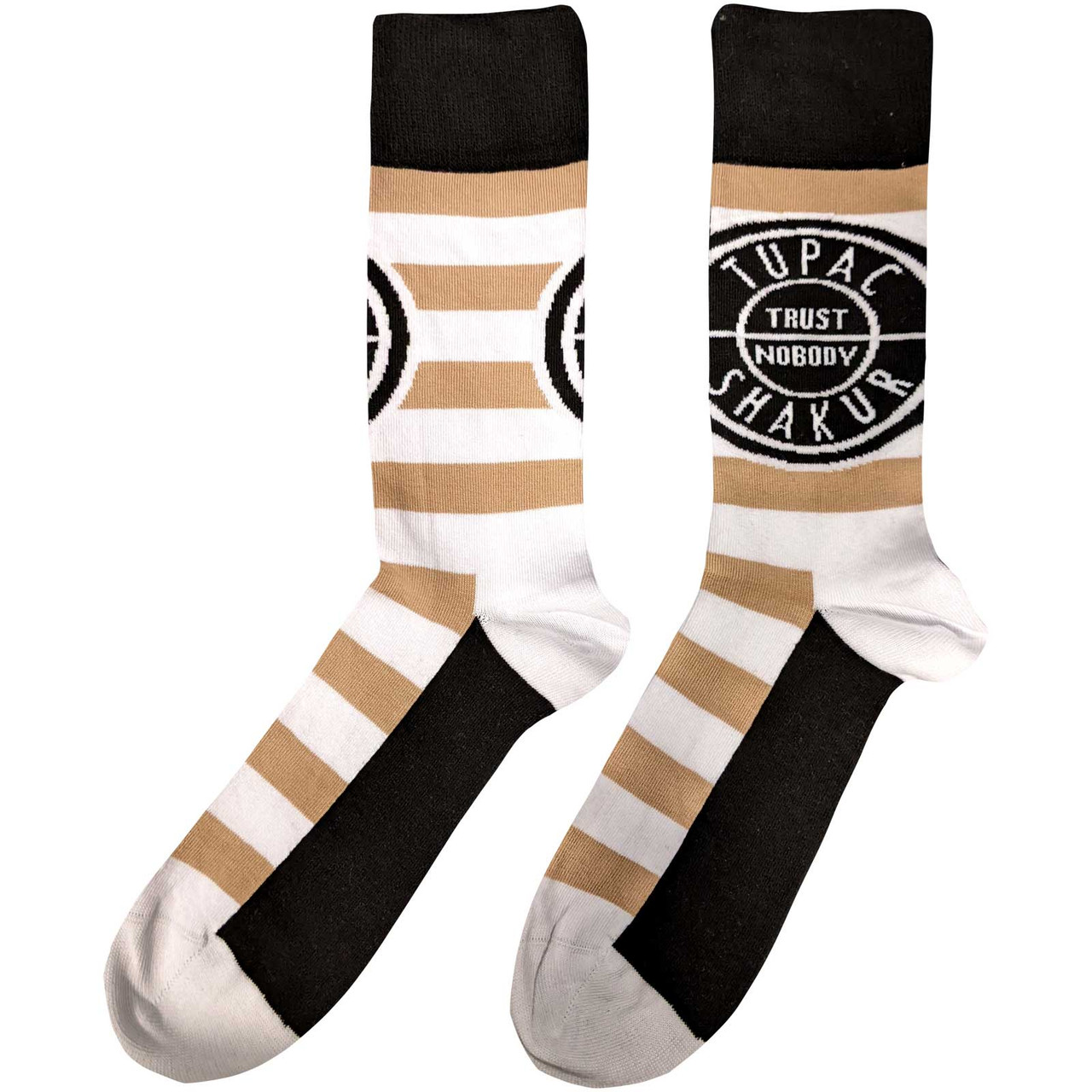 Tupac 'Trust Nobody' (Multicoloured) Socks (One Size = UK 7-11)