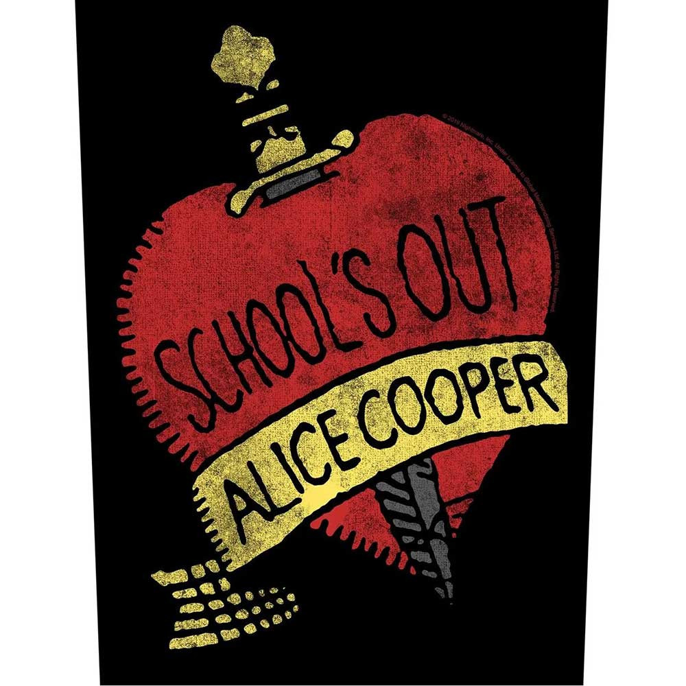 Alice Cooper 'School's Out' Back Patch