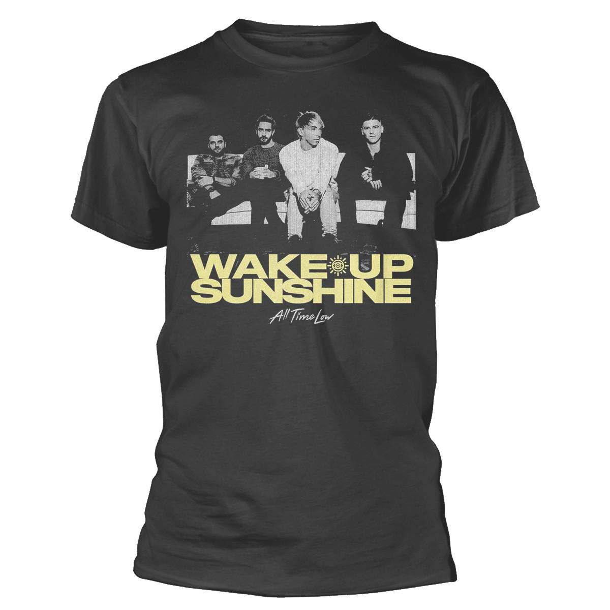 All Time Low 'Faded Wake Up Sunshine' (Grey) T-Shirt