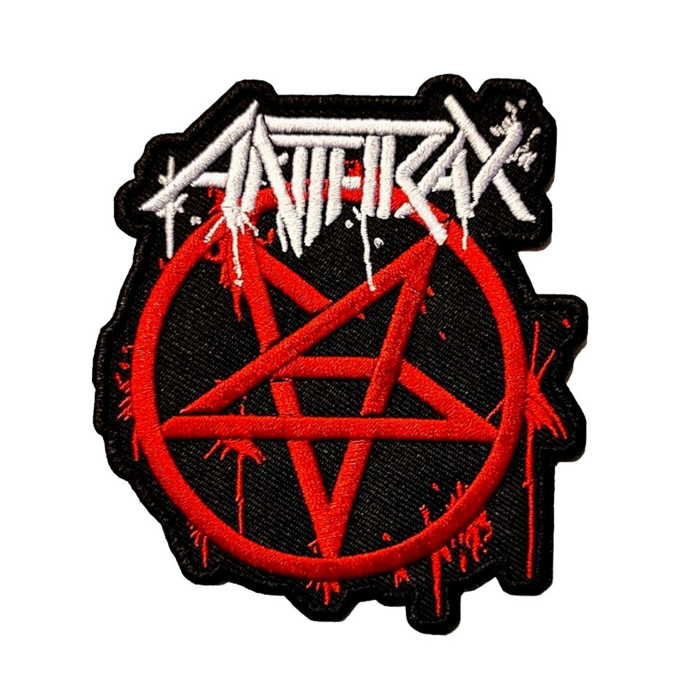 Anthrax 'Pent Logo' (Iron On) Patch