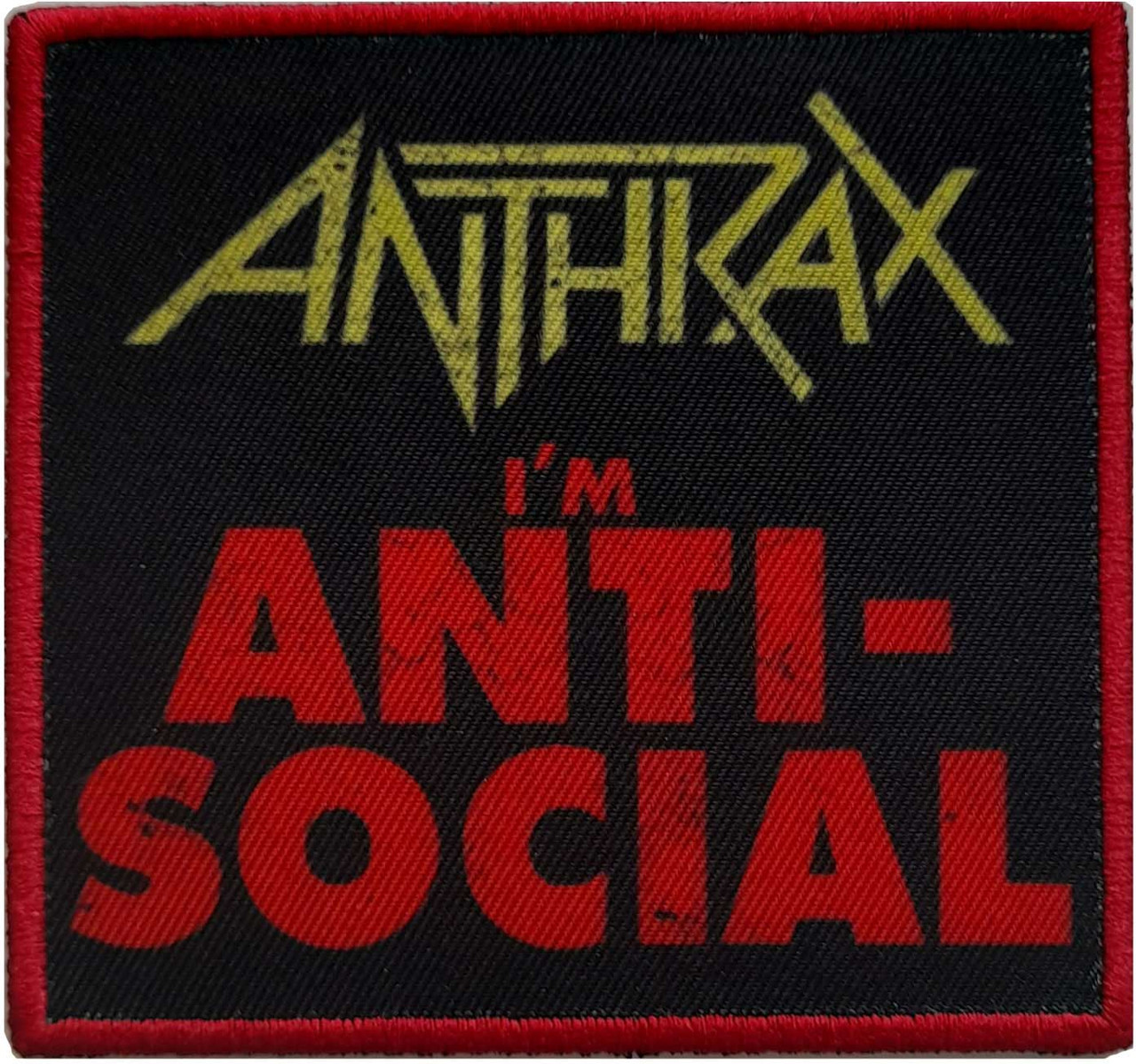 Anthrax 'Anti-Social' (Iron On) Patch