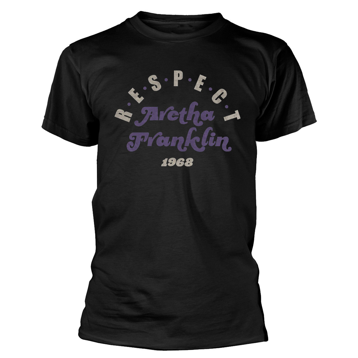 Aretha Franklin 'Respect' (Black) T-Shirt