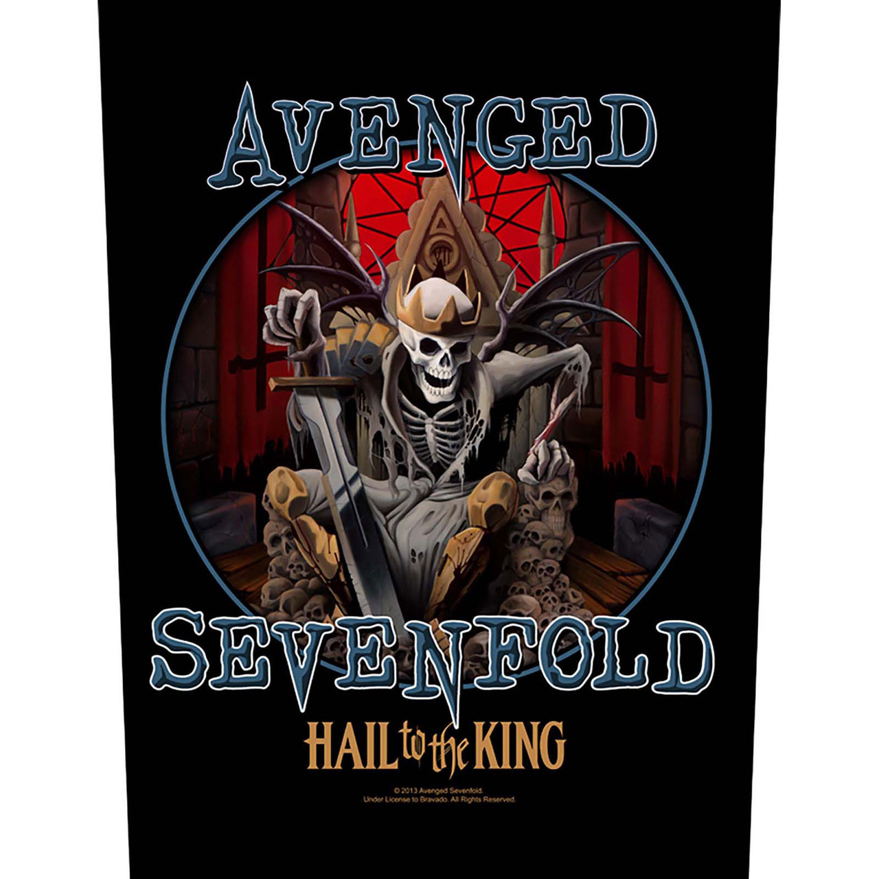 Avenged Sevenfold 'Hail To The King' Back Patch