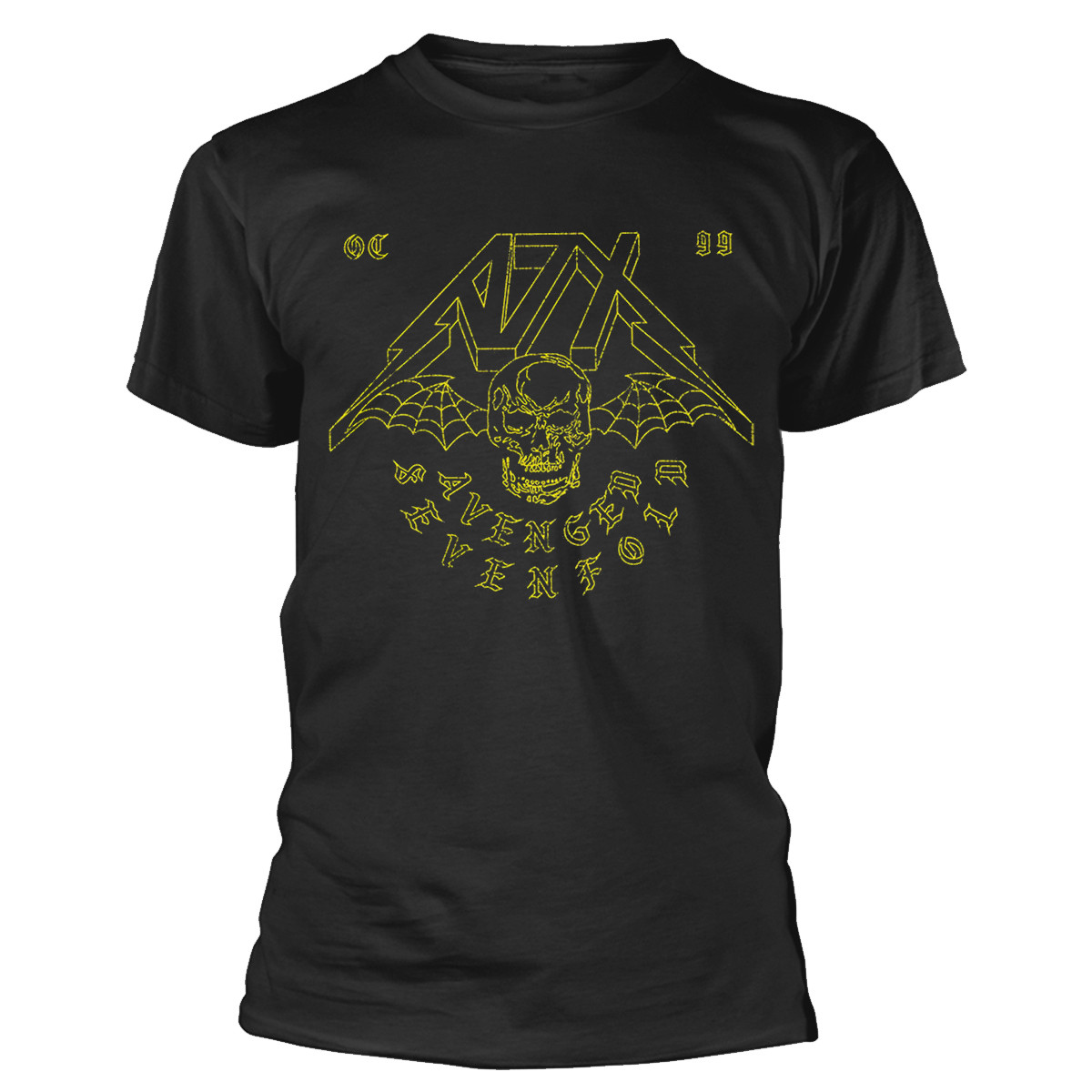 Avenged Sevenfold 'Webbed Wings' (Black) T-Shirt
