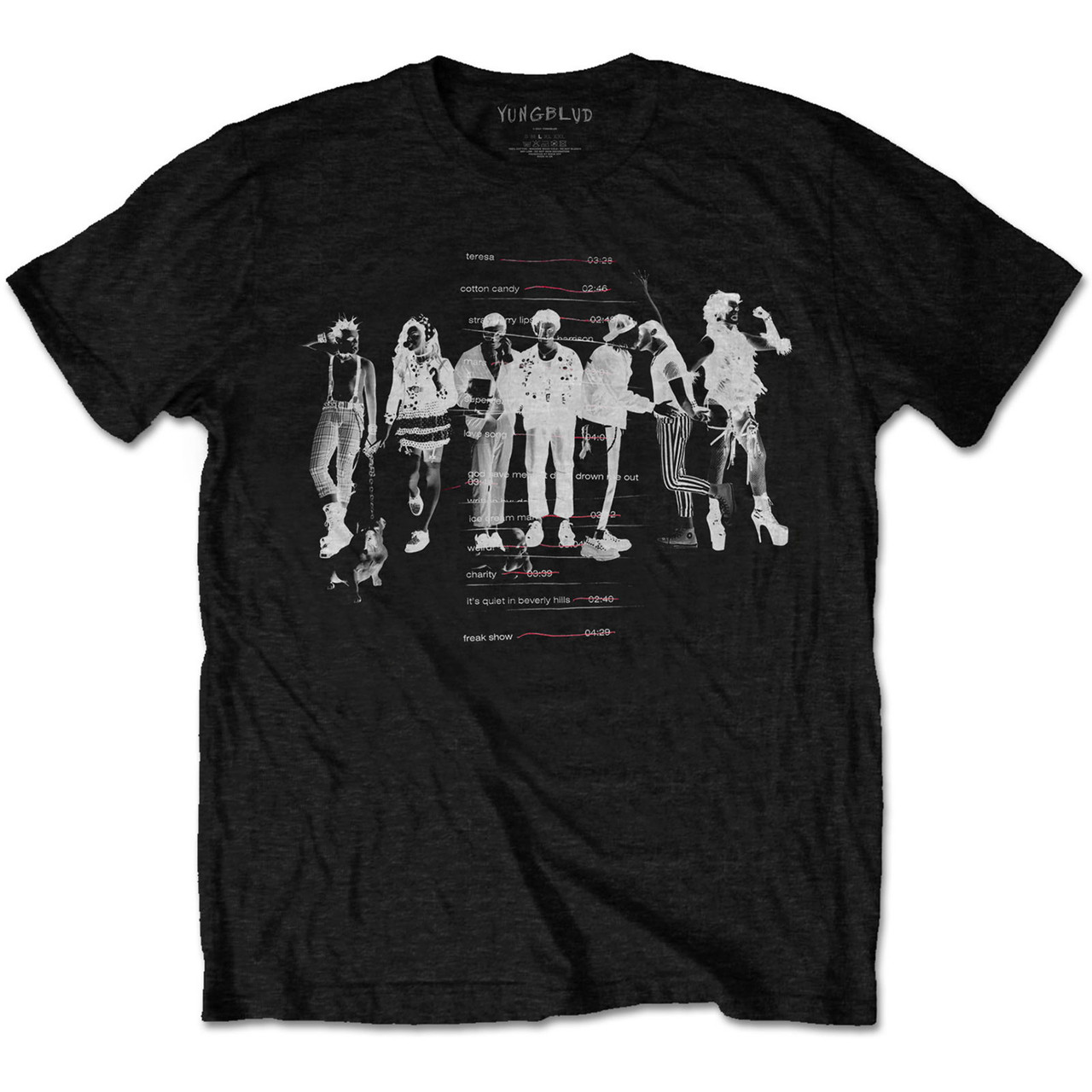 Yungblud 'Weird Track List' (Black) Eco T-Shirt