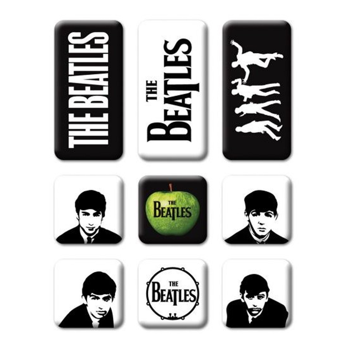 The Beatles 'Classic Icons' Fridge Magnet Set