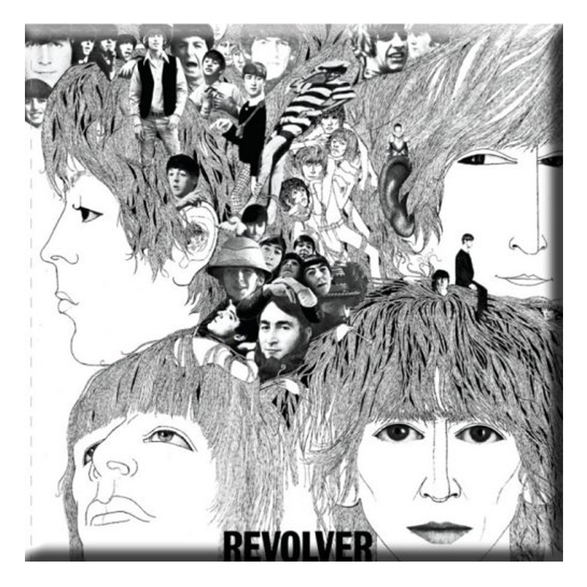 The Beatles 'Revolver' Fridge Magnet