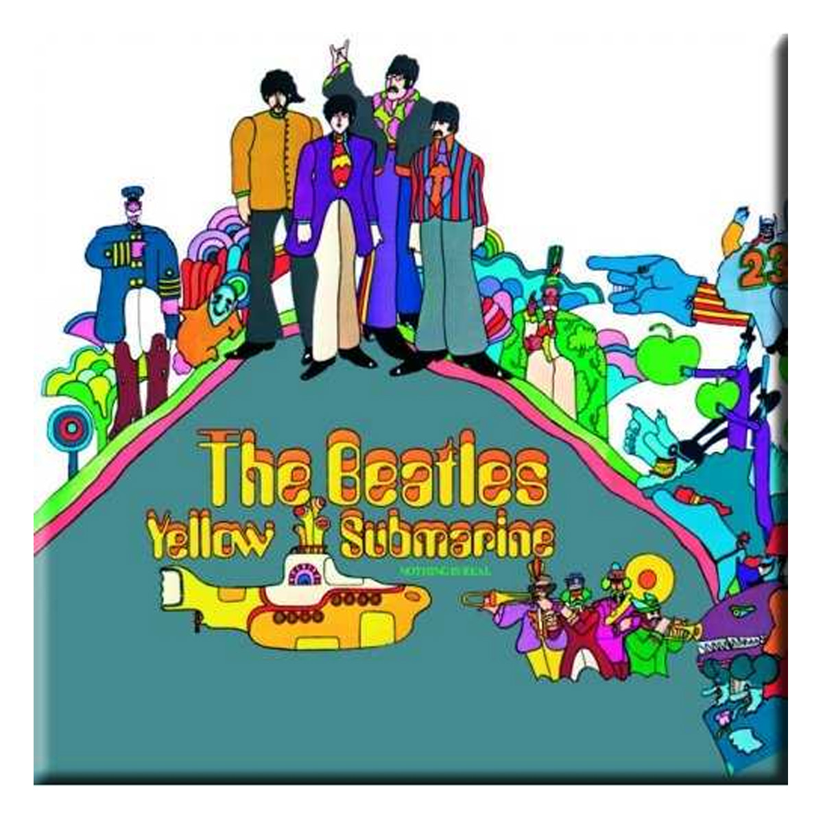 The Beatles 'Yellow Submarine' Fridge Magnet