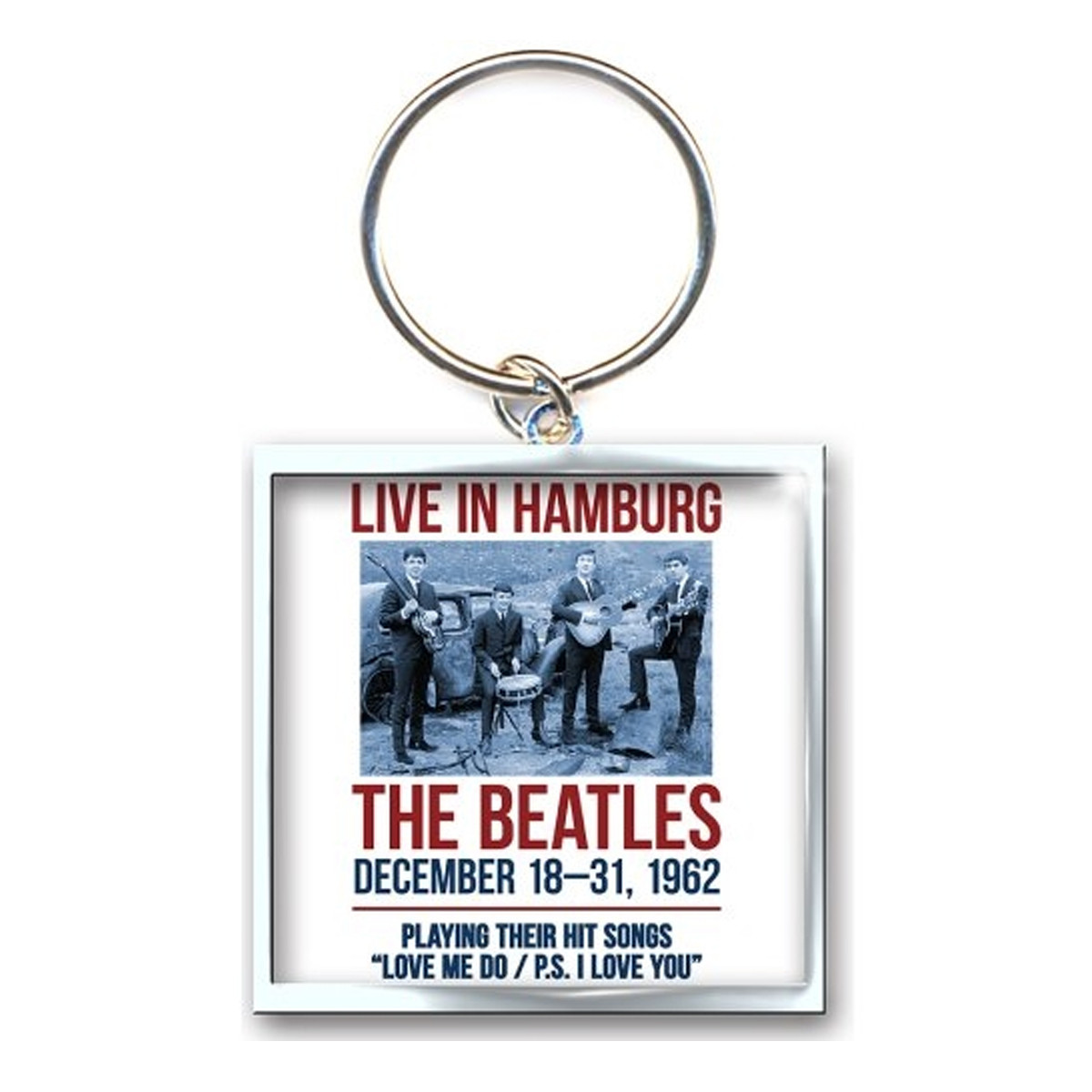 The Beatles '1962 Hamburg' (Photo Print) Keyring